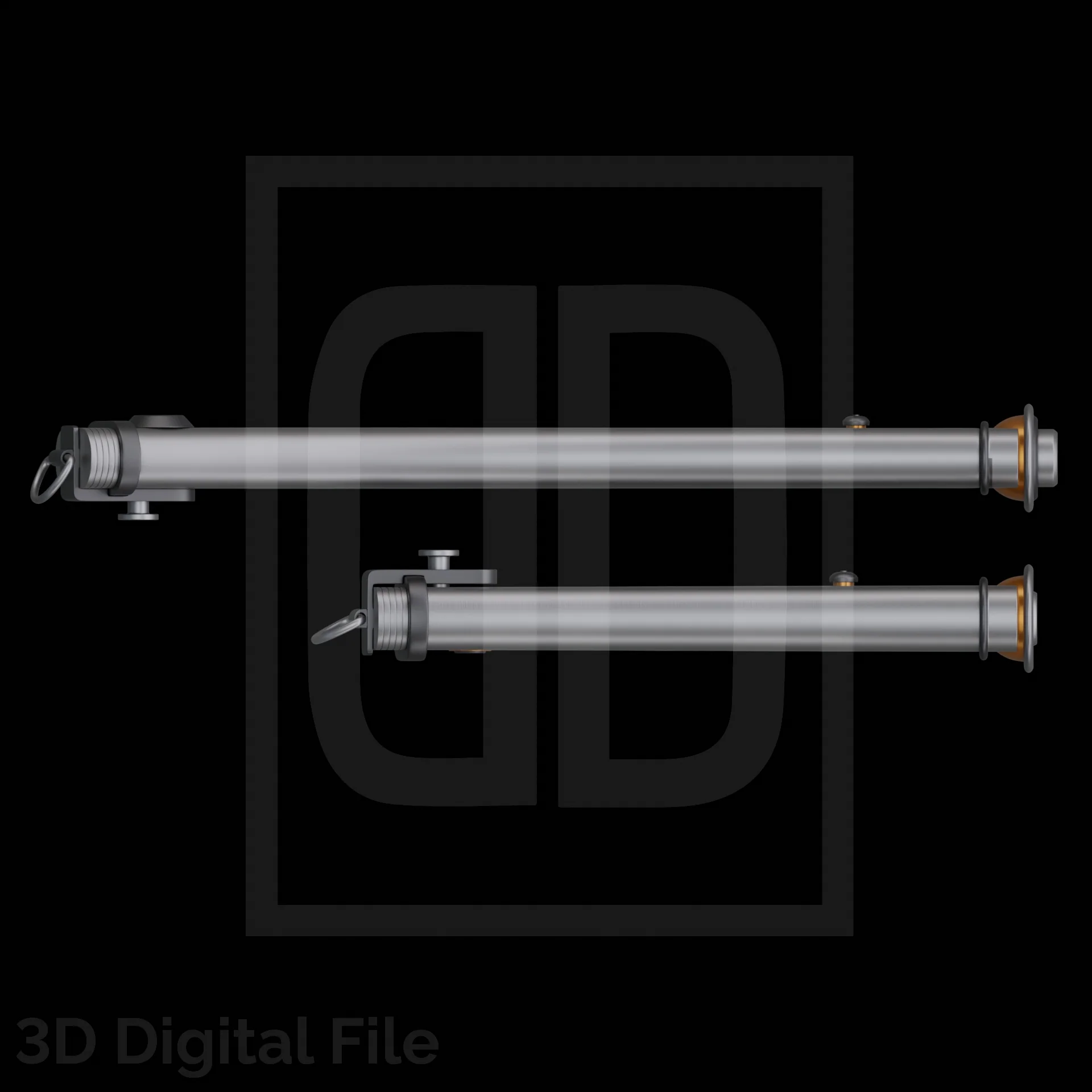 Double White Laser Swords - Star Wars 3D Models - Image 5