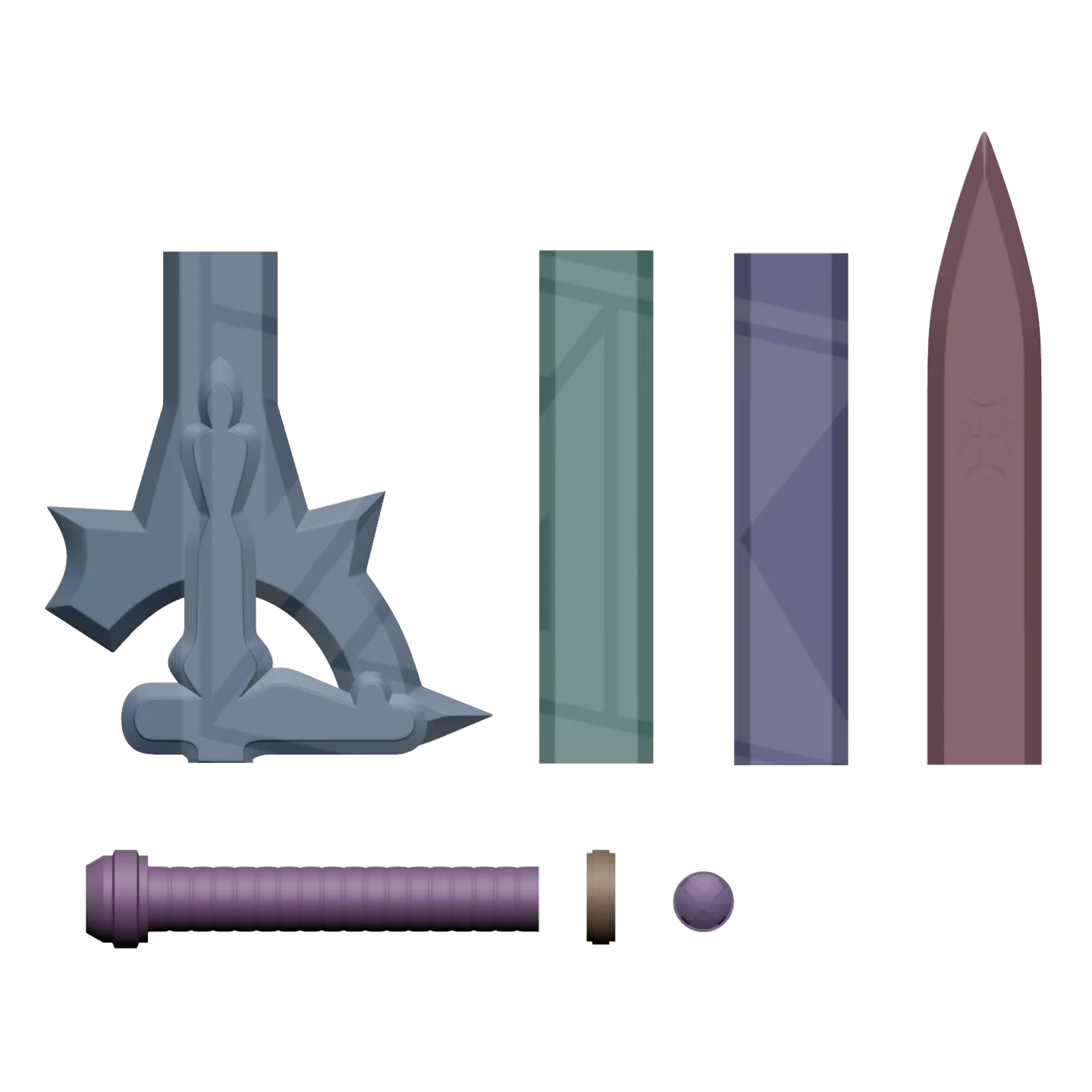 Elucidator Sword 3D Model - Image 2