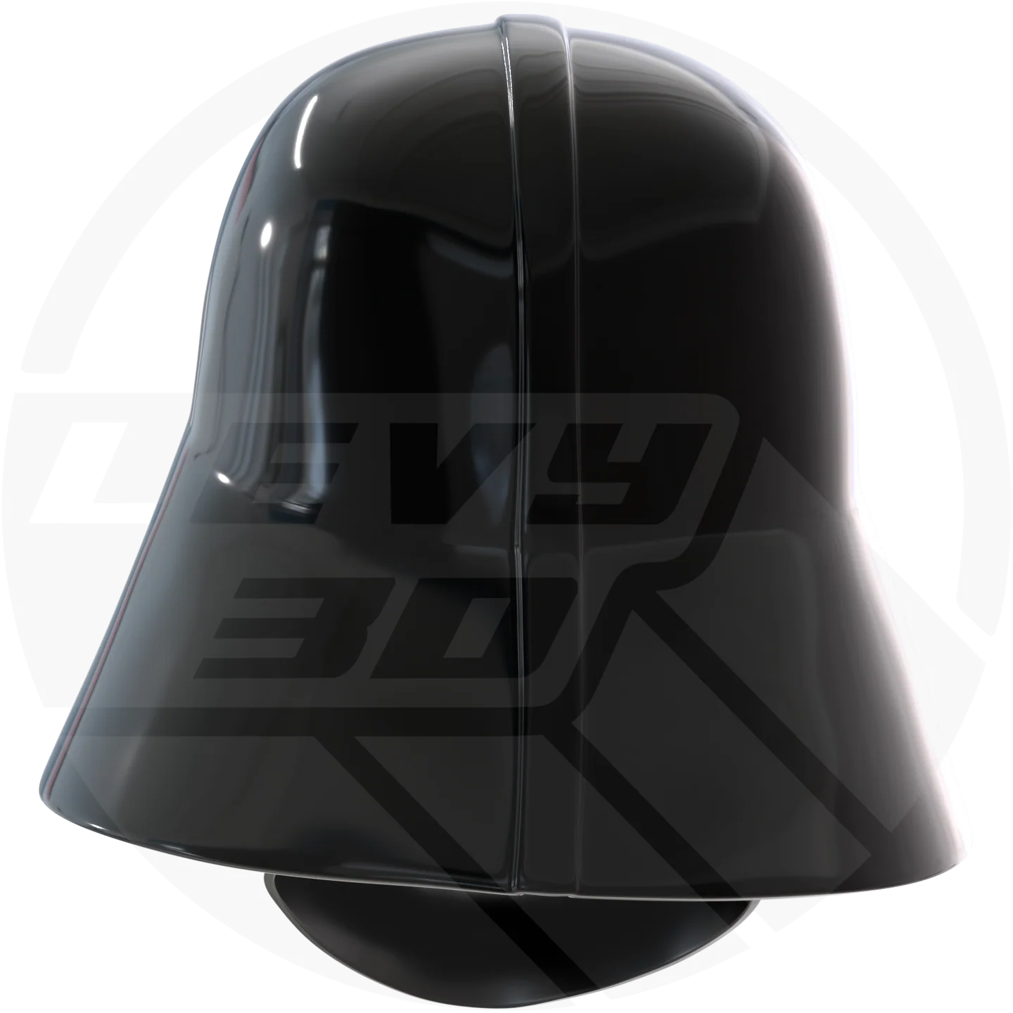 ESB evil dark space wizard Helmet 3D model - Image 5