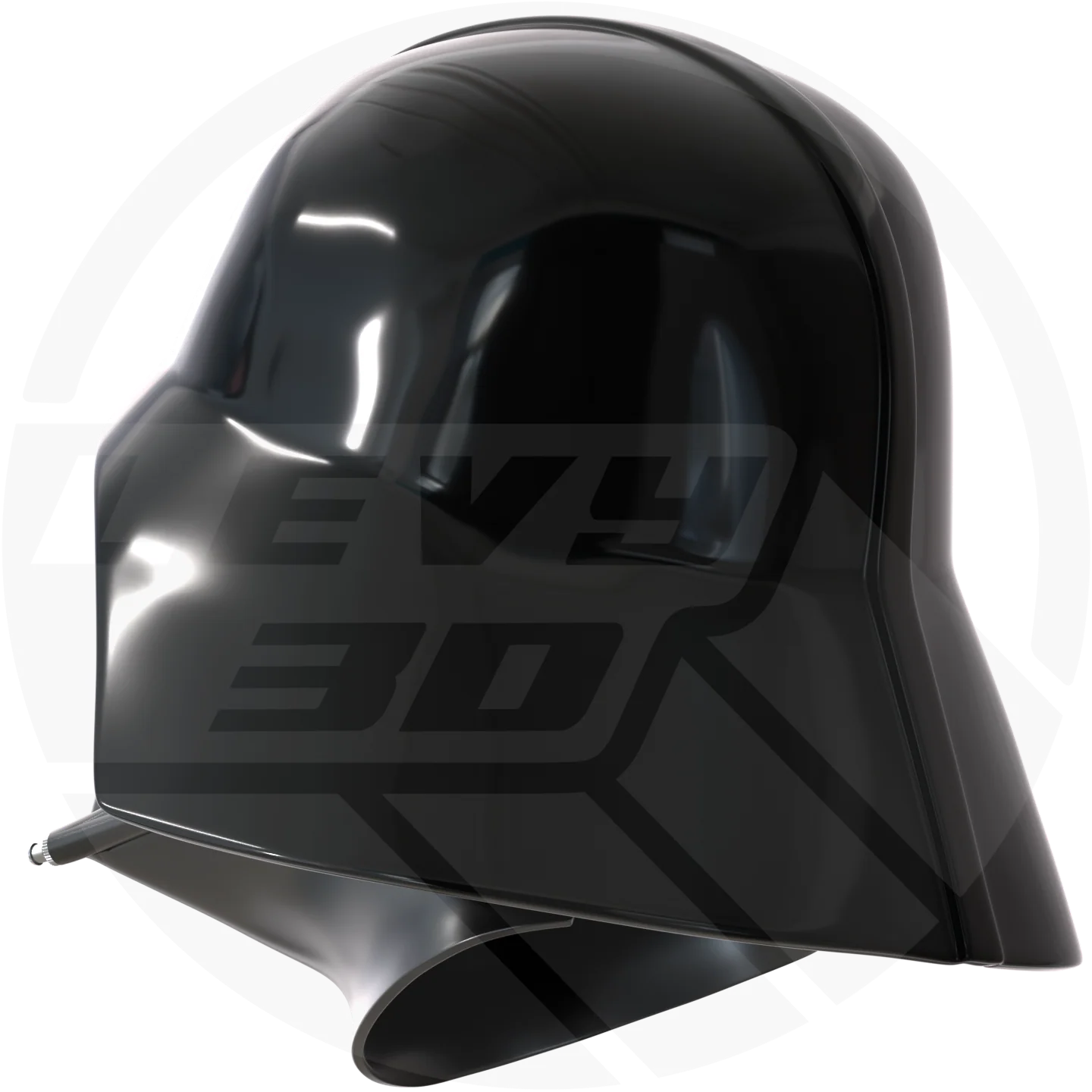 ESB evil dark space wizard Helmet 3D model - Image 6