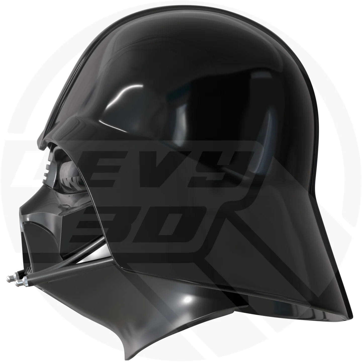 ESB evil dark space wizard Helmet 3D model - Image 7