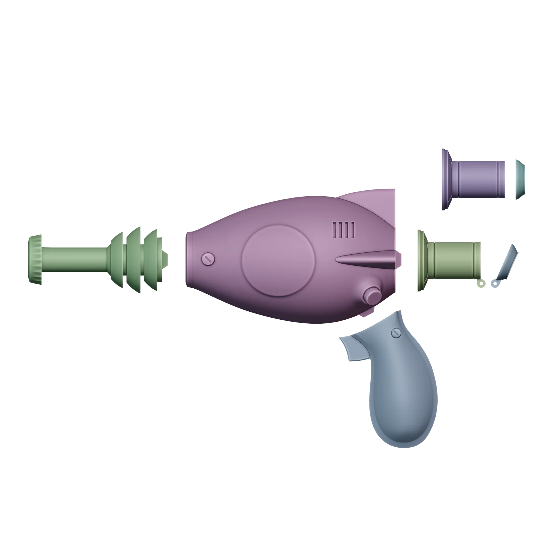 Fallout 4 Thirst Zapper Nuka-Cola Gun 3D Model - Image 2
