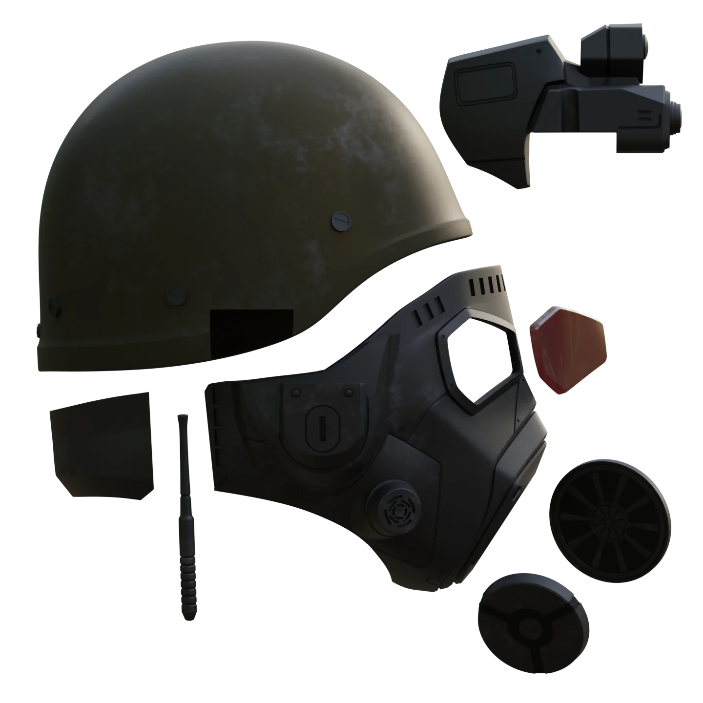 Fallout NCR Ranger Helmet [3D Print Model] - Image 2