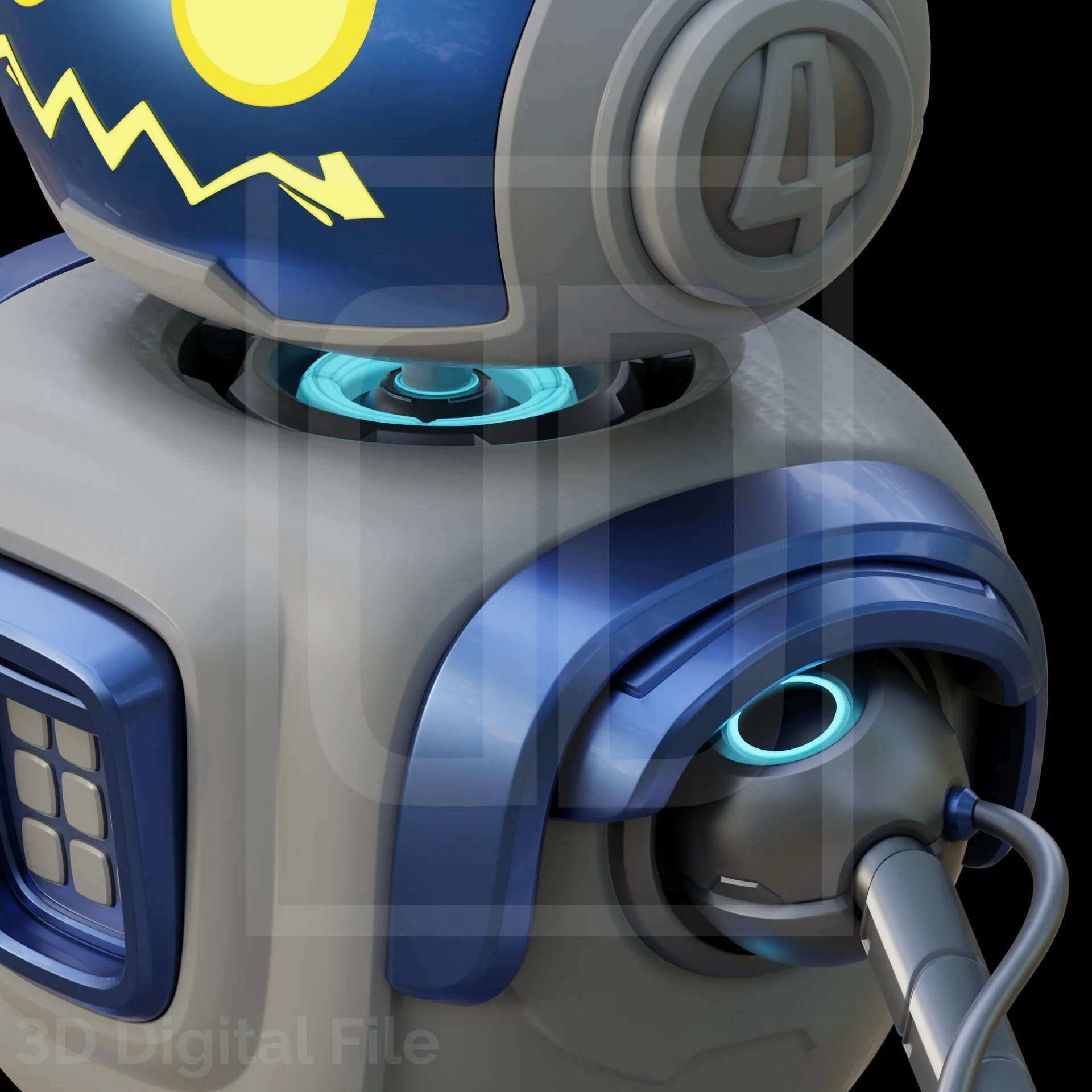 Fantastic Robot - MR Game 3D Model - Image 10