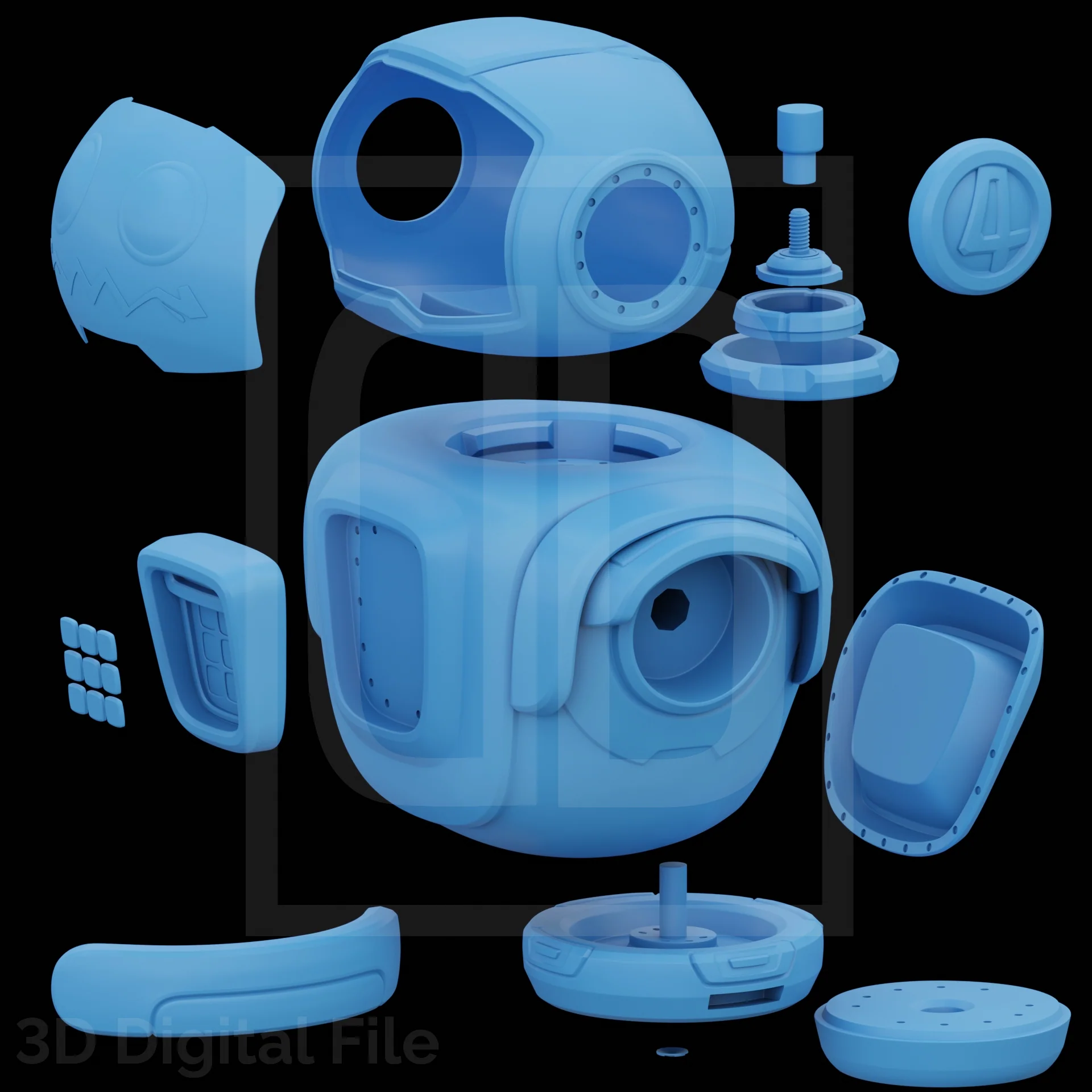 Fantastic Robot - MR Game 3D Model - Image 2