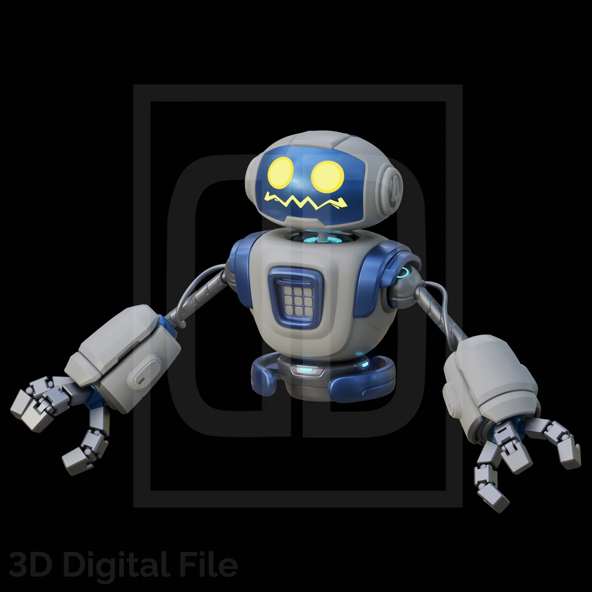 Fantastic Robot - MR Game 3D Model - Image 3