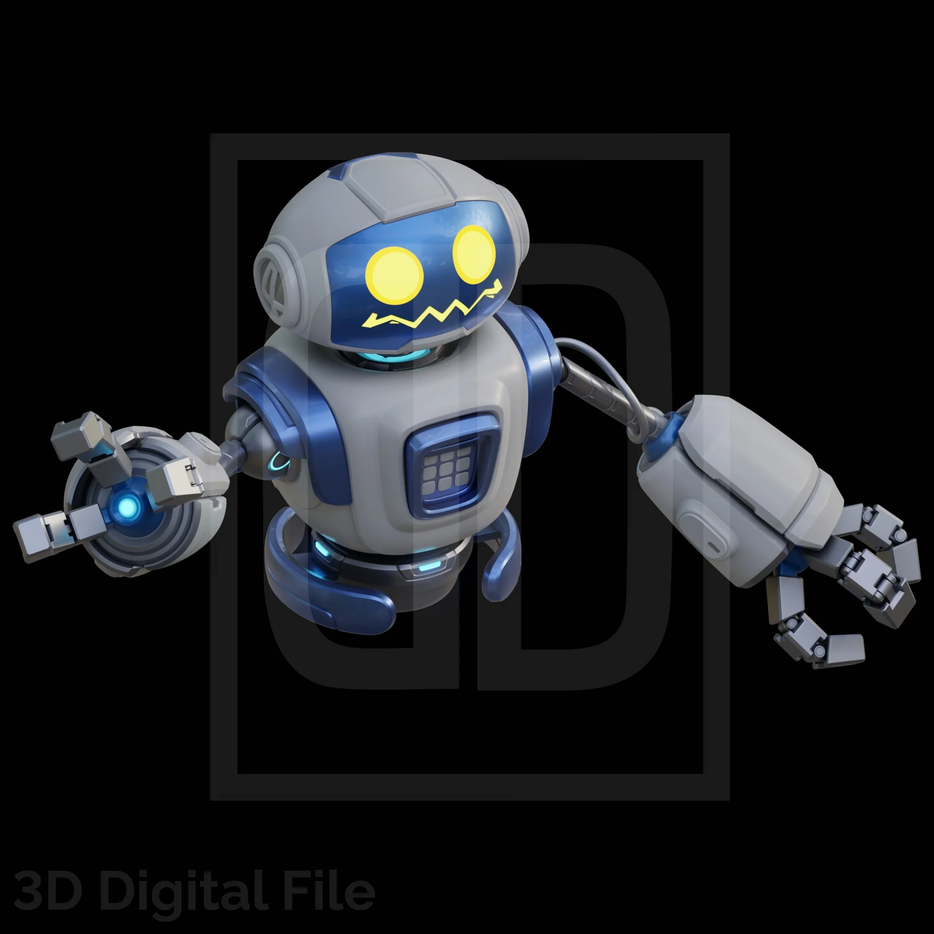 Fantastic Robot - MR Game 3D Model - Image 4