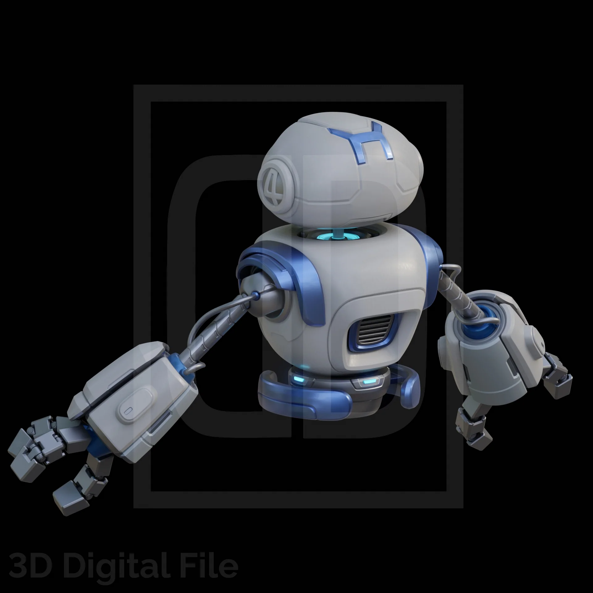 Fantastic Robot - MR Game 3D Model - Image 6
