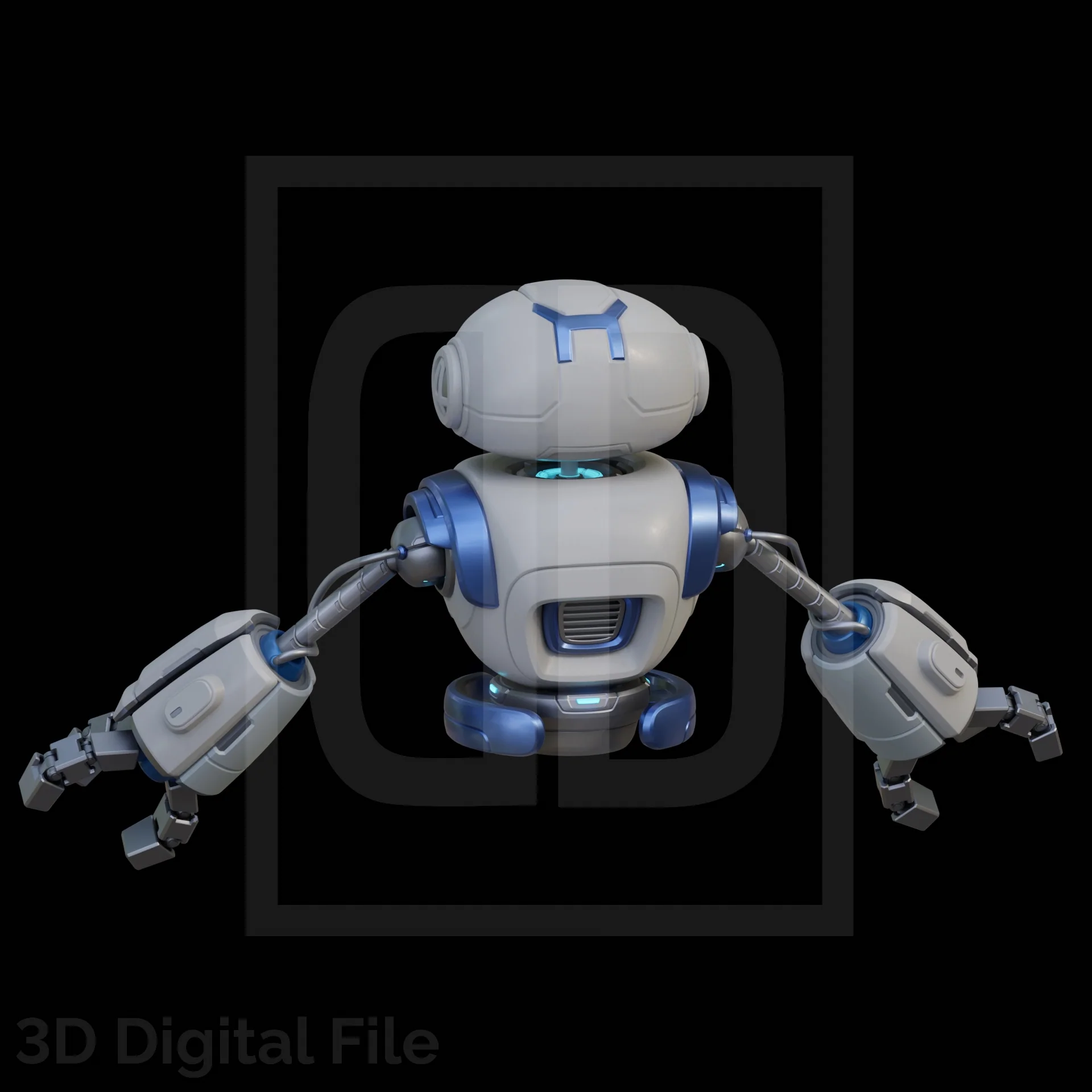 Fantastic Robot - MR Game 3D Model - Image 7
