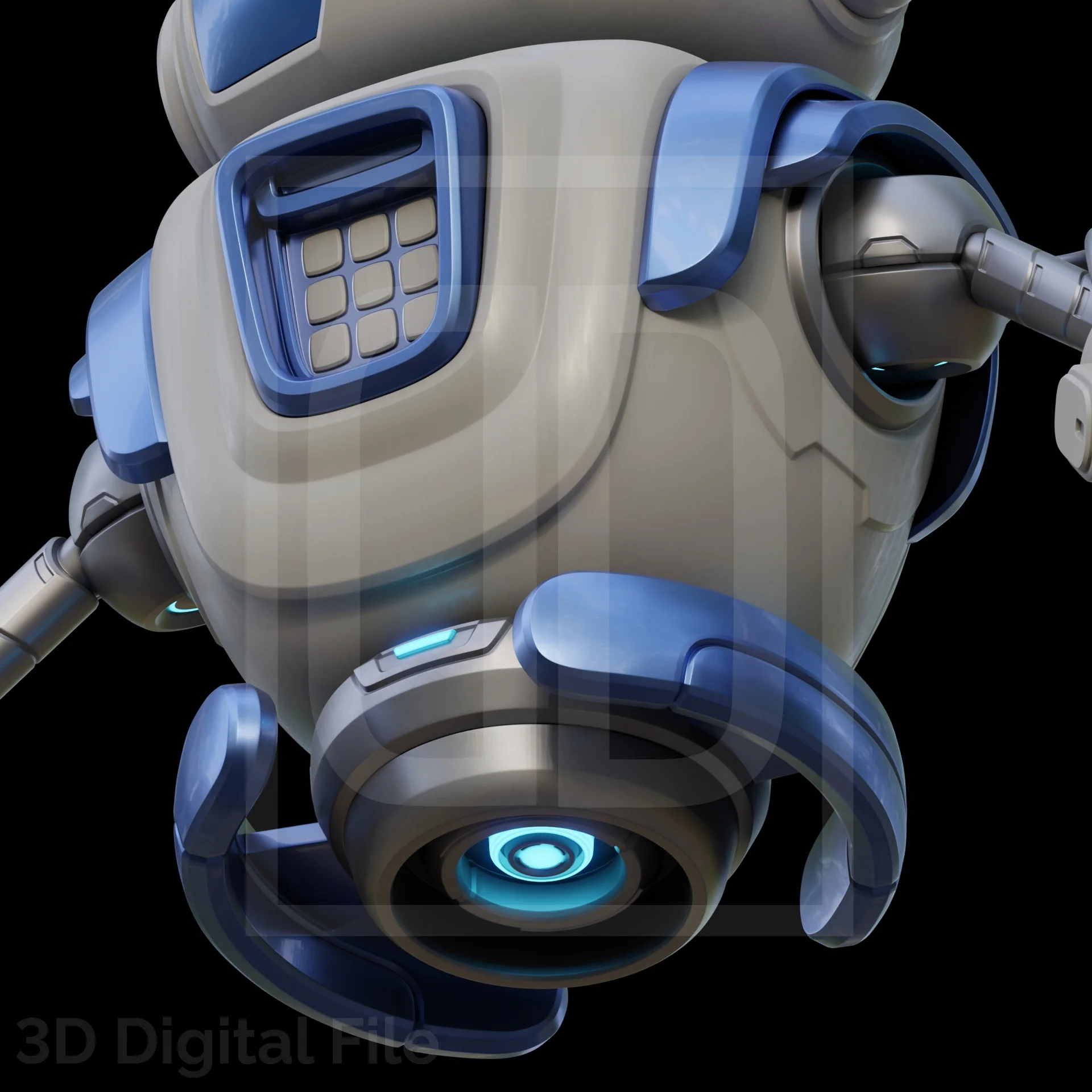 Fantastic Robot - MR Game 3D Model - Image 9