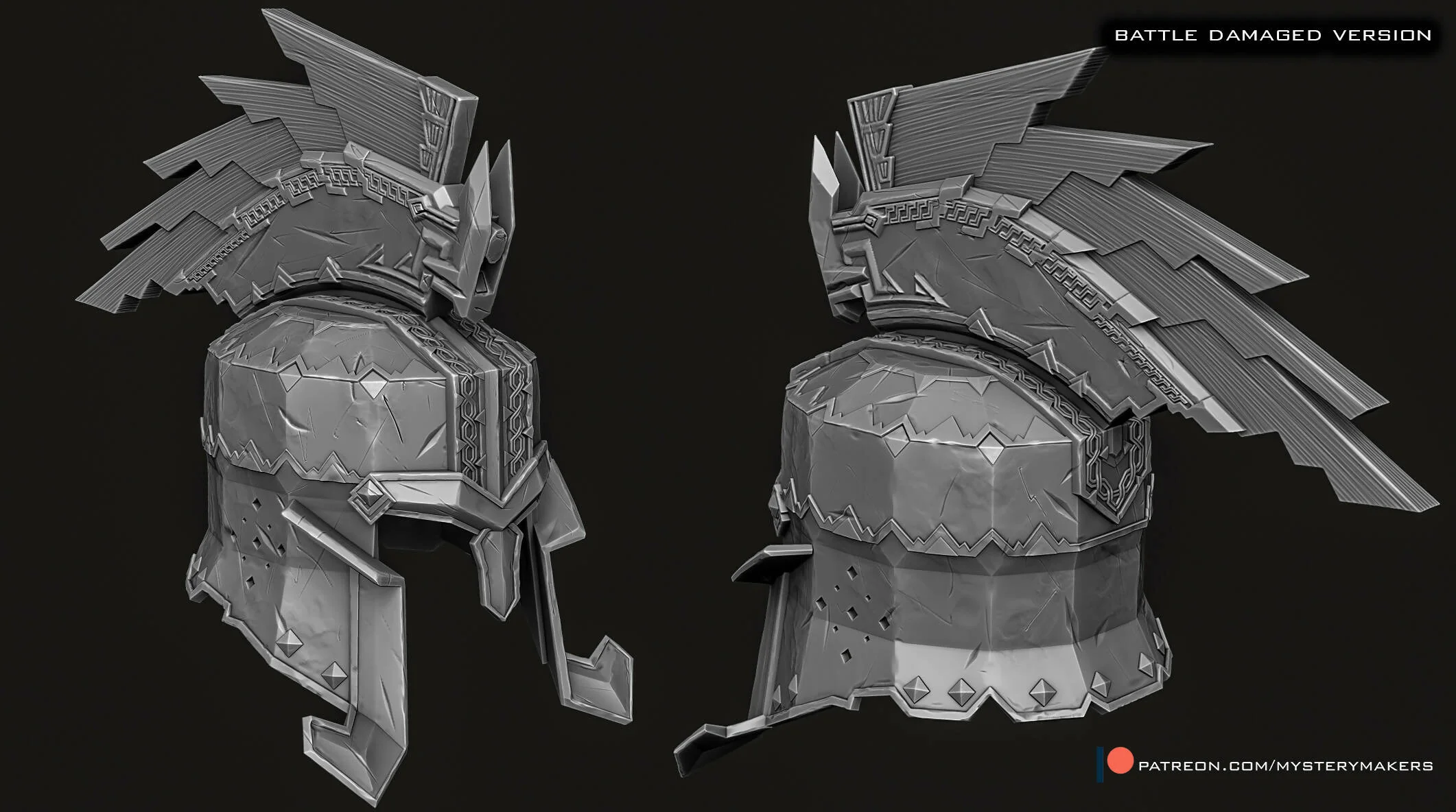 Fantasy Iron helmet - Image 3