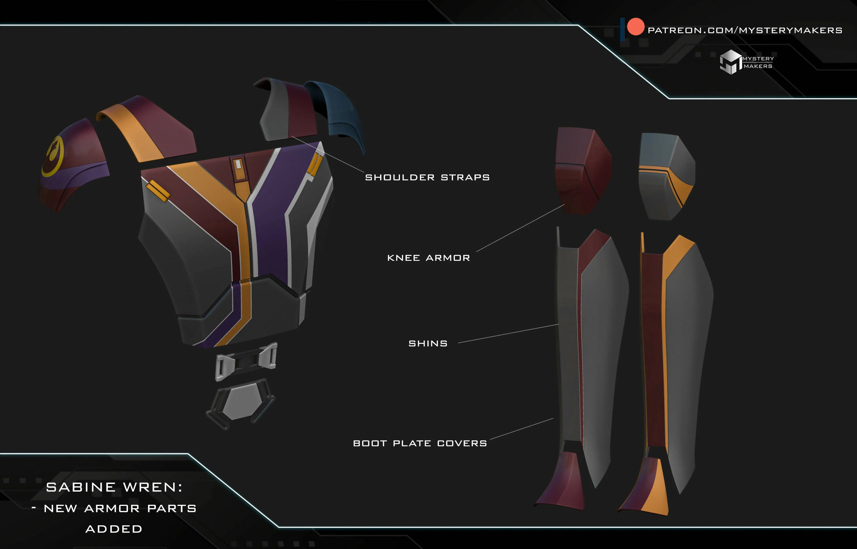 Female space warrior armor - Image 3