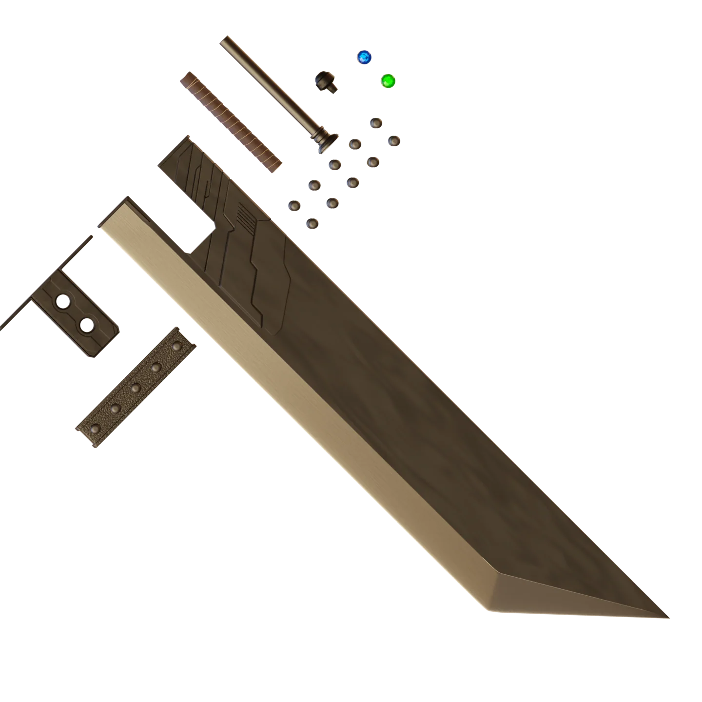 Final Fantasy 7 Remake Buster Sword 3D Model - Image 2