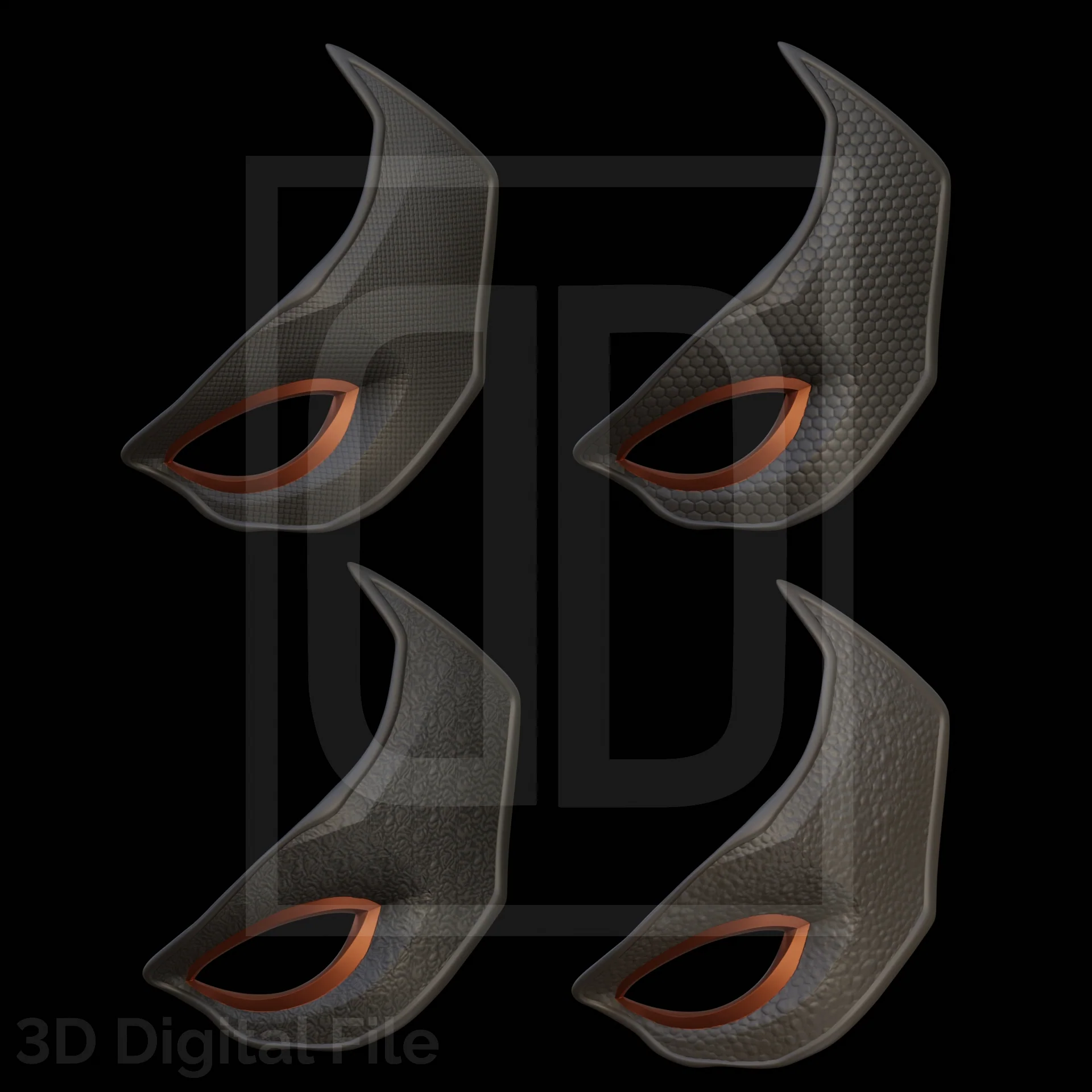 Fist Dragon Warrior Mask - MR Game 3D Model - Image 5