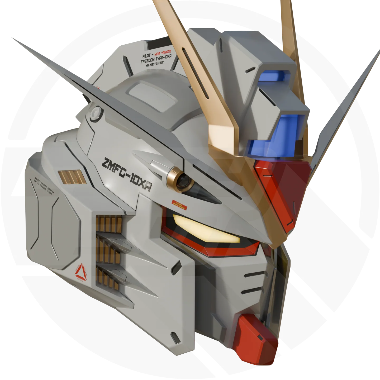 Freedom Gundam 3D Model - Image 3