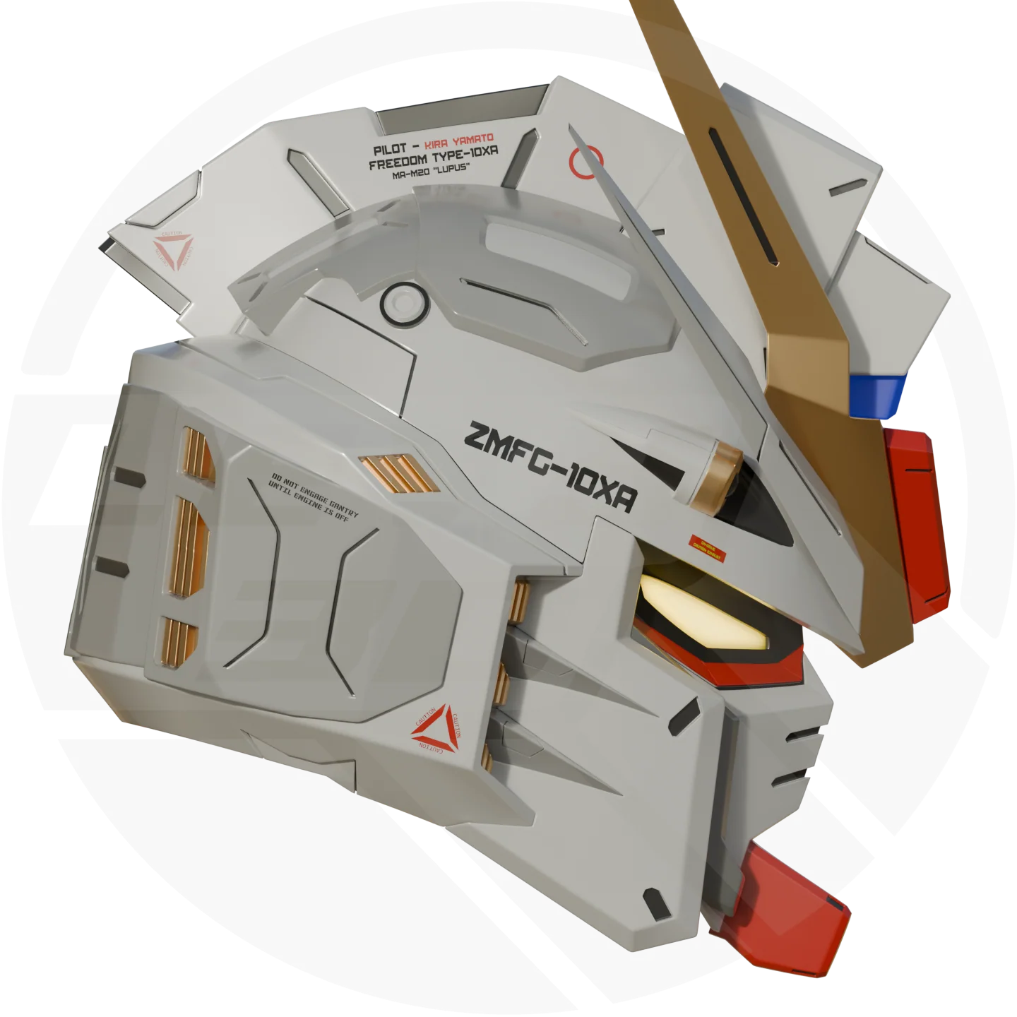 Freedom Gundam 3D Model - Image 4