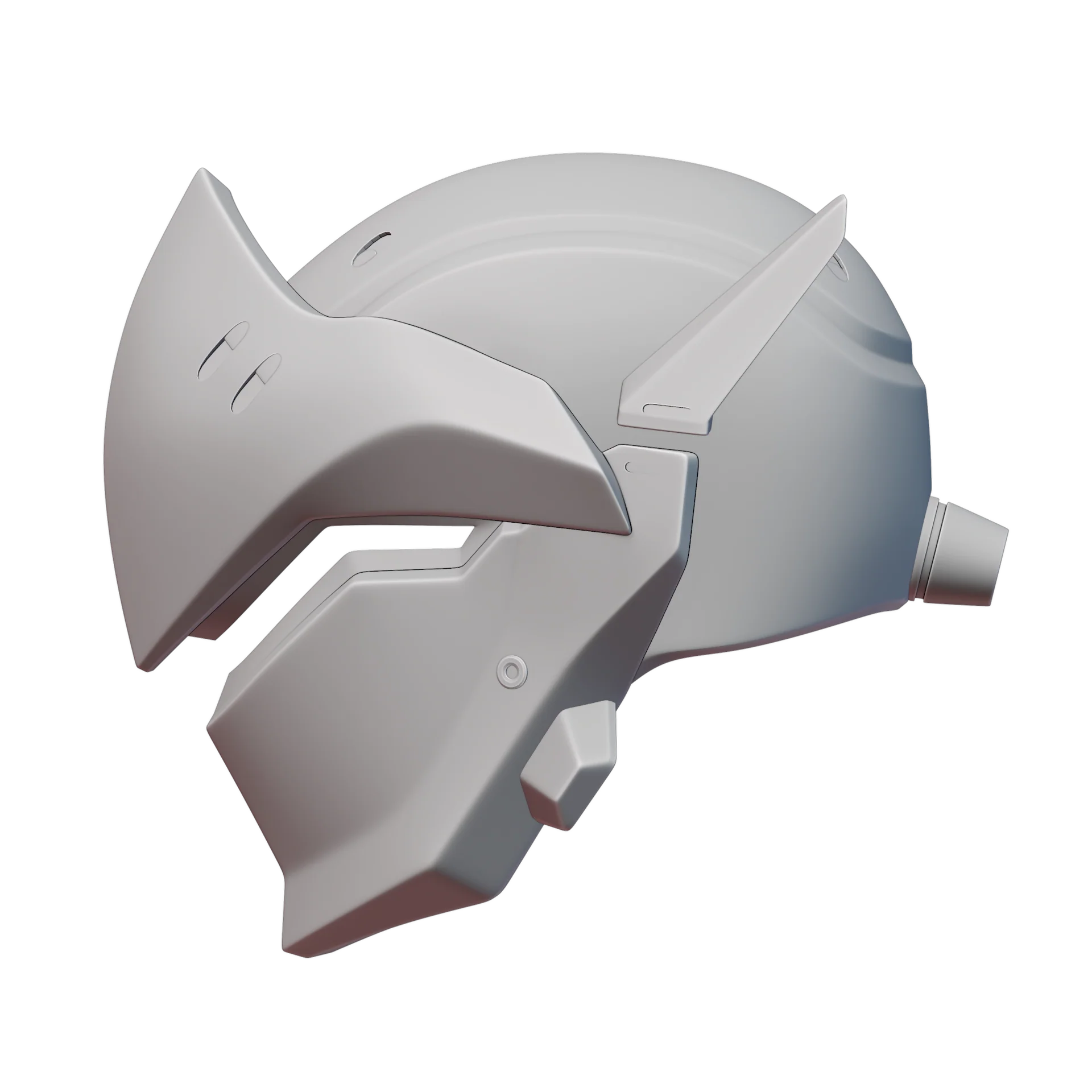 Genji Helmet 3D Model - Image 4