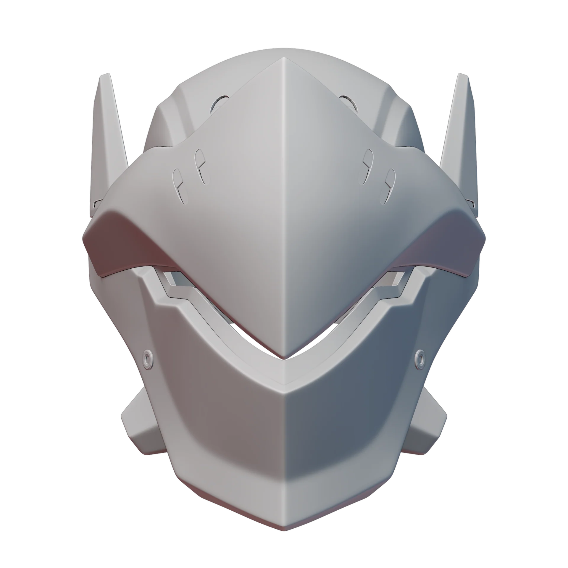 Genji Helmet 3D Model - Image 5