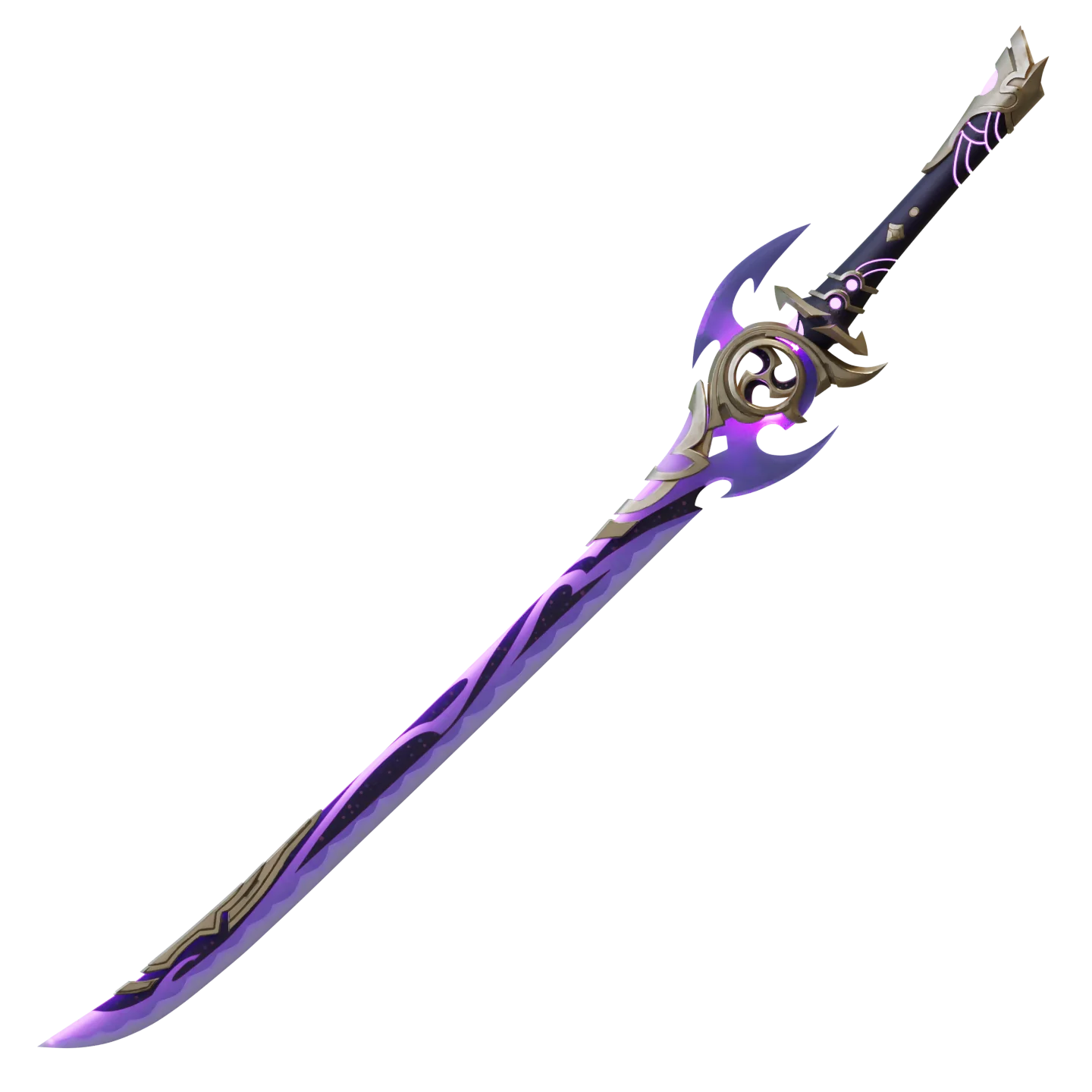 Genshin Impact Mistsplitter Reforged Sword 3D Print Model - Image 6