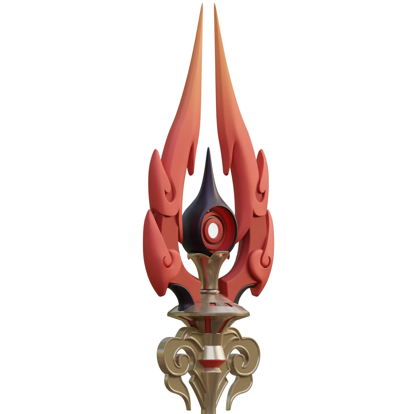 Genshin Impact Staff of Homa Polearm 3D Printable Model - Image 8