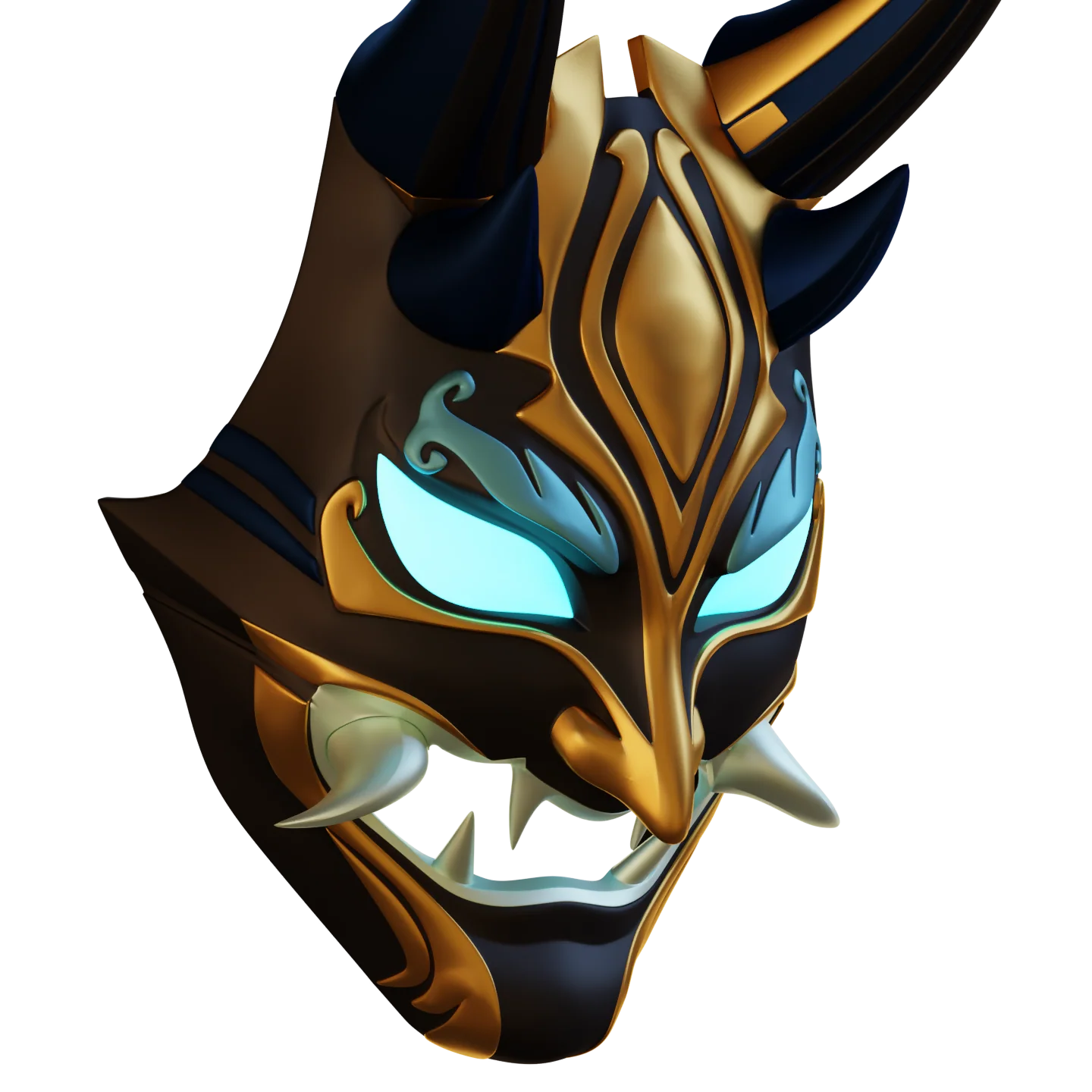 Genshin Impact Xiao Mask 3D Print Model - Image 3