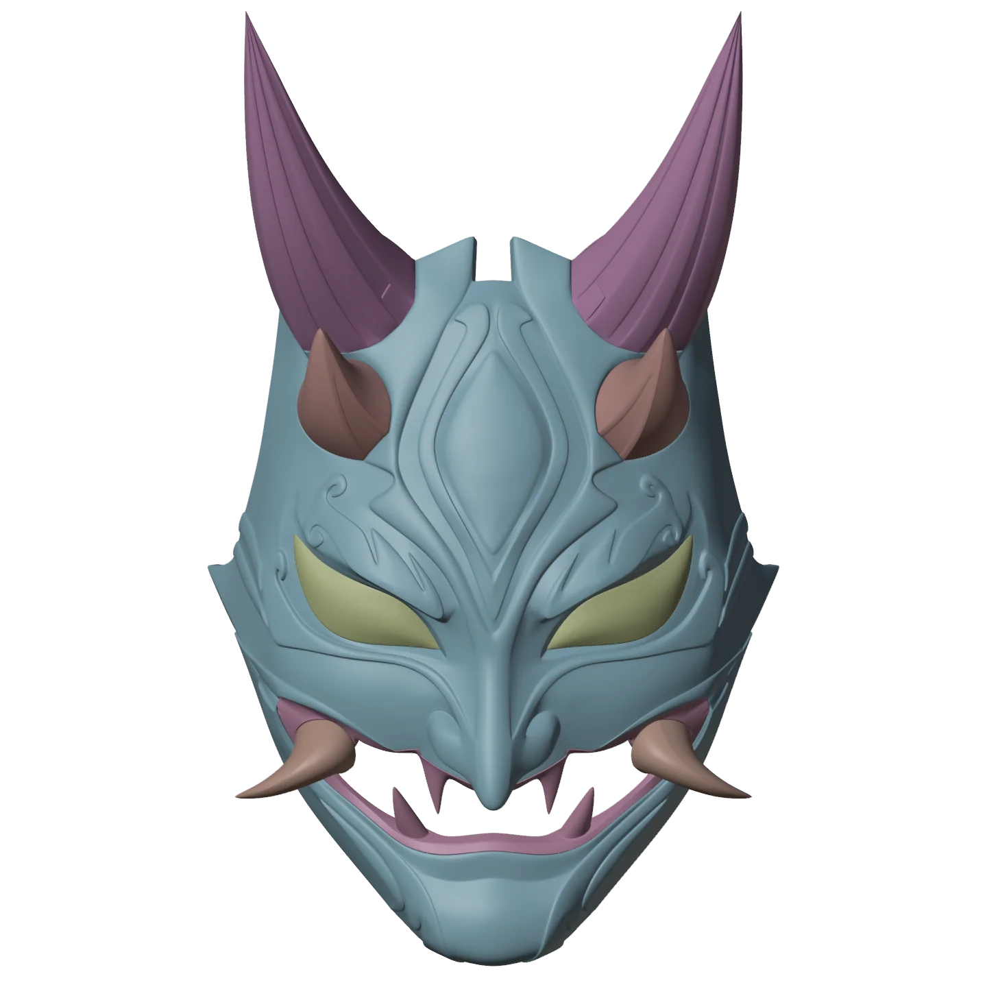 Genshin Impact Xiao Mask 3D Print Model - Image 7