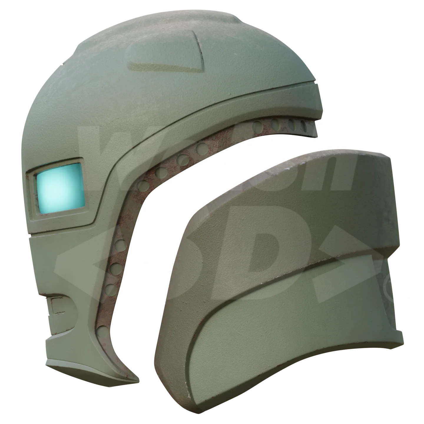 Giant Metal Stomper Helmet 3D Printable Model - Image 2