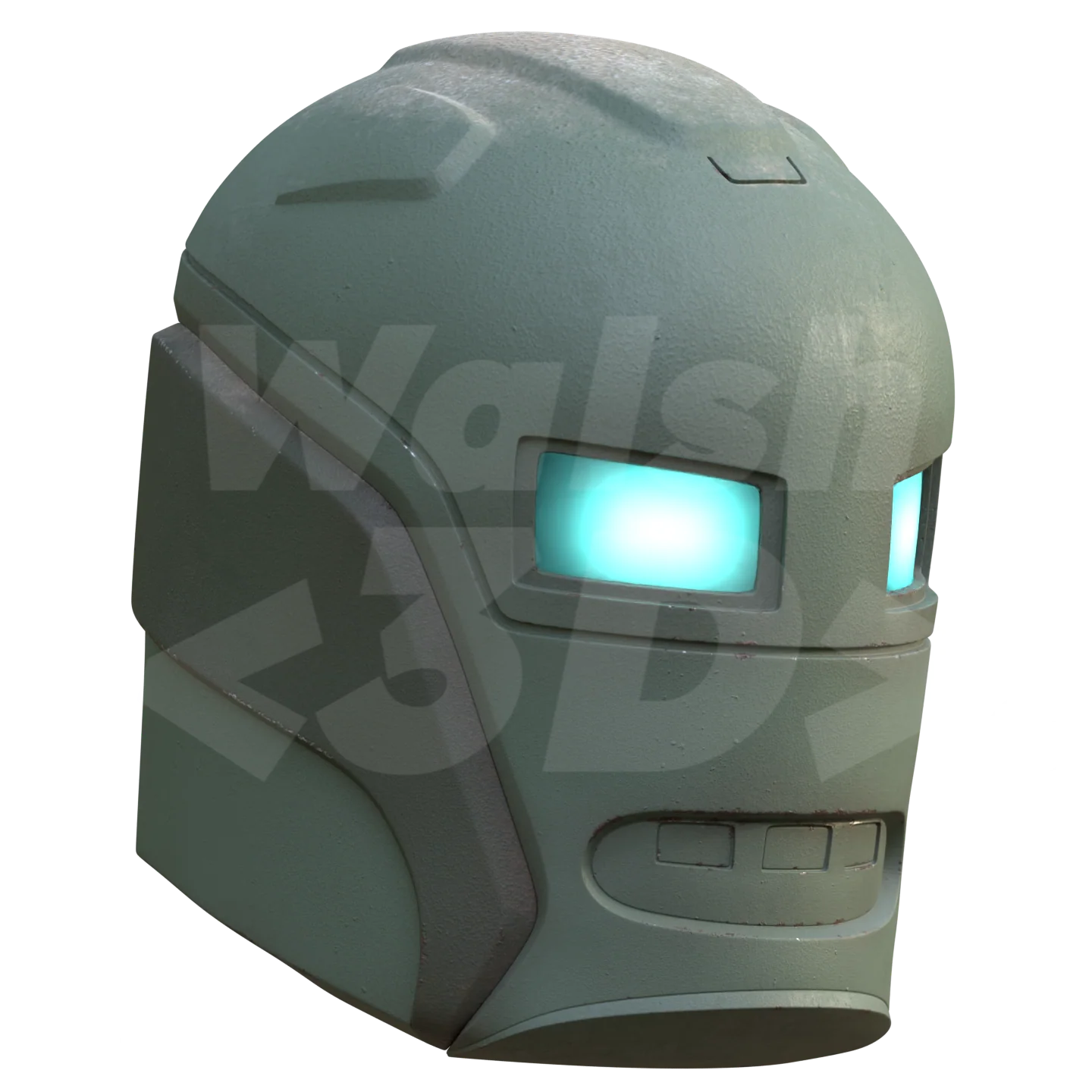 Giant Metal Stomper Helmet 3D Printable Model - Image 3