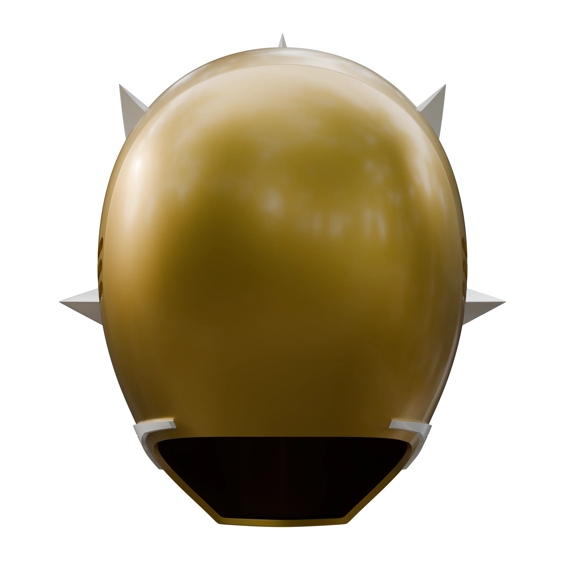 Gold Samurai Ranger Helmet 3D Model - Image 5