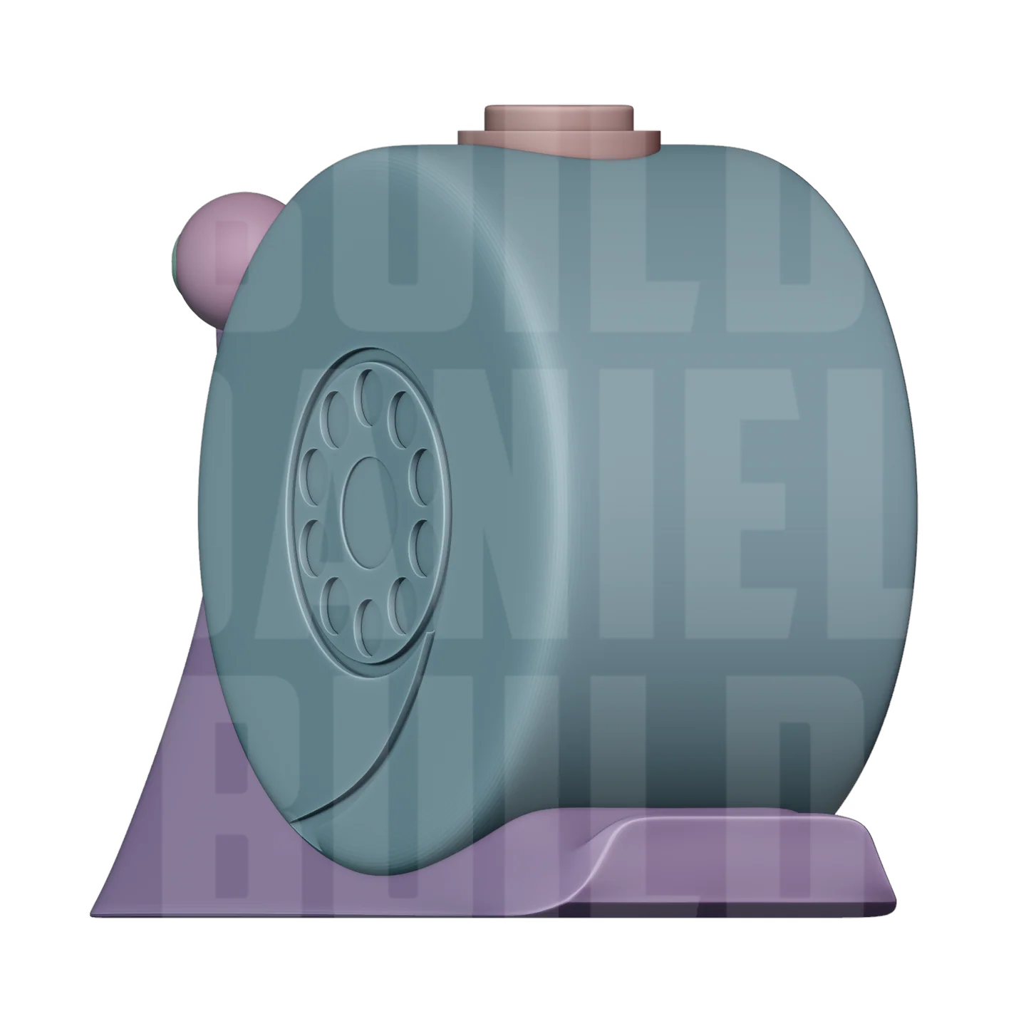 Gold Snail Phone - 3D File - Image 9