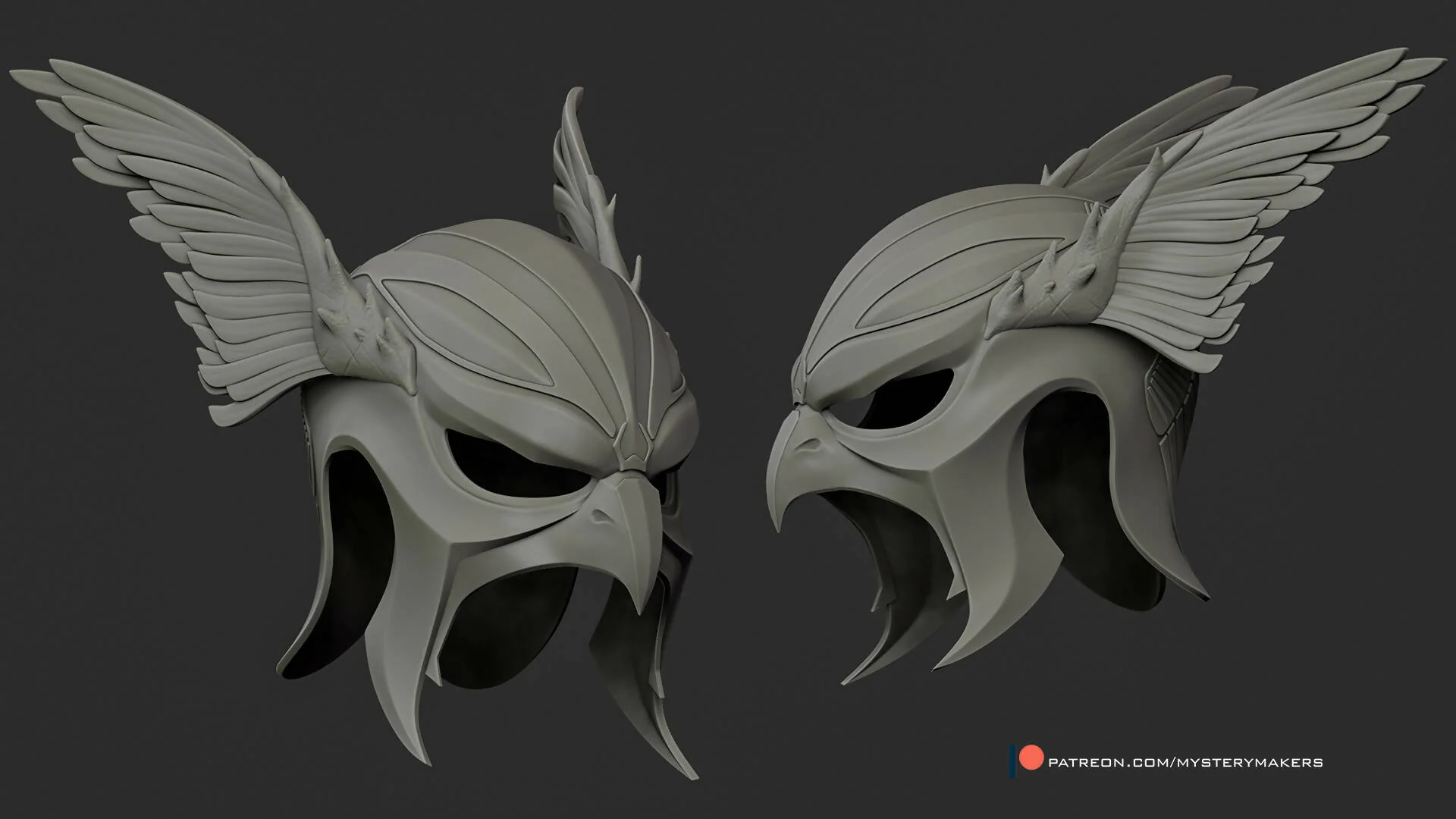 Golden helmet with wings - Image 4