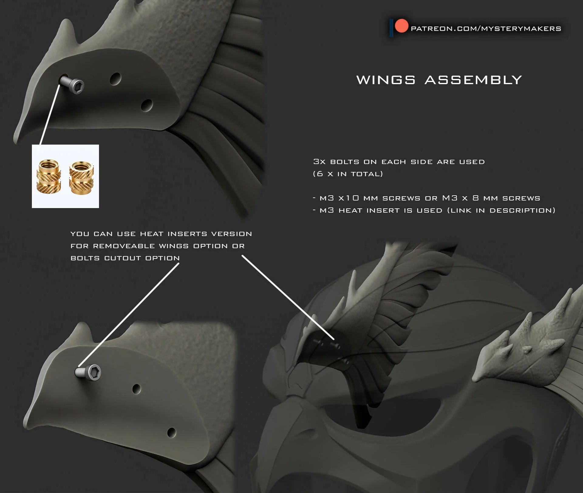 Golden helmet with wings - Image 5
