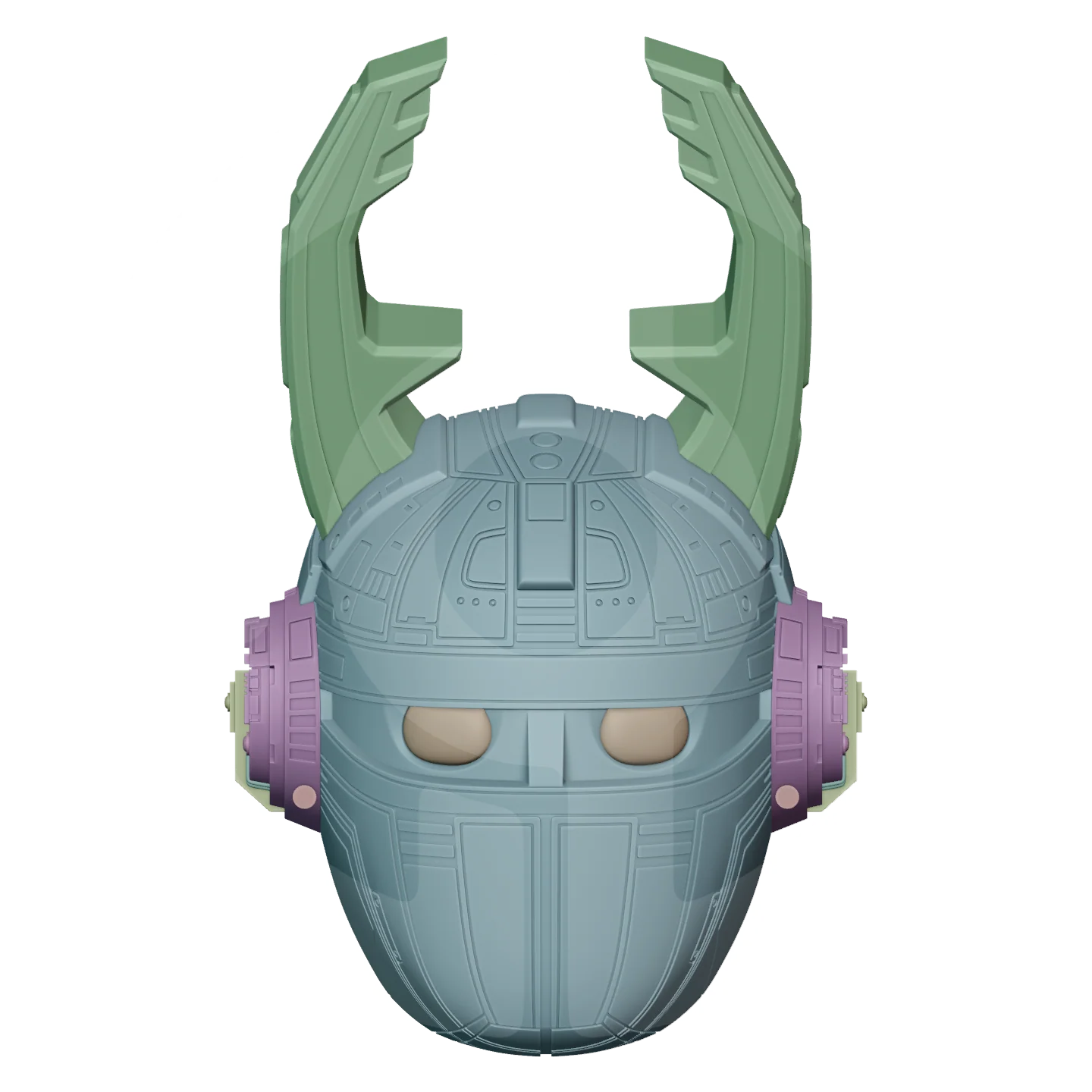 Green Beetleborg Helmet File - Image 7