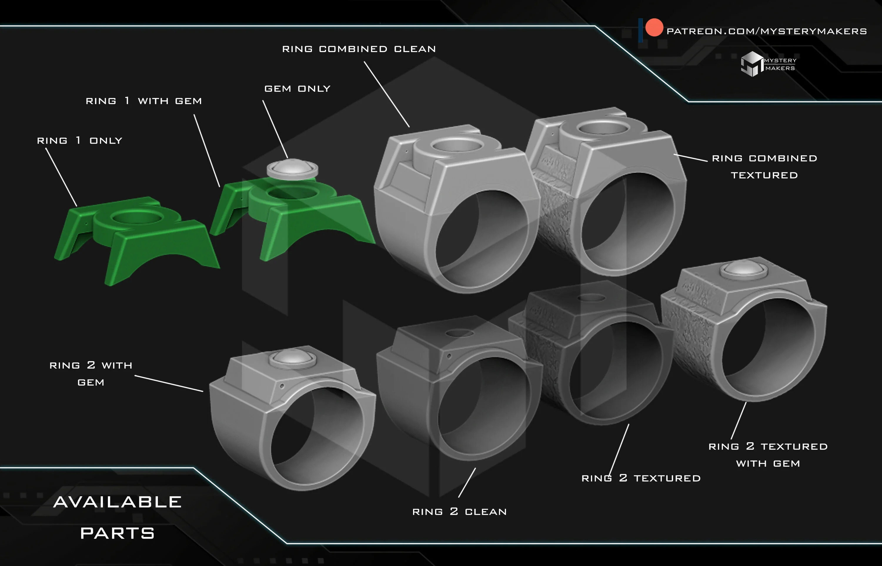 Green space warrior ring - Image 3