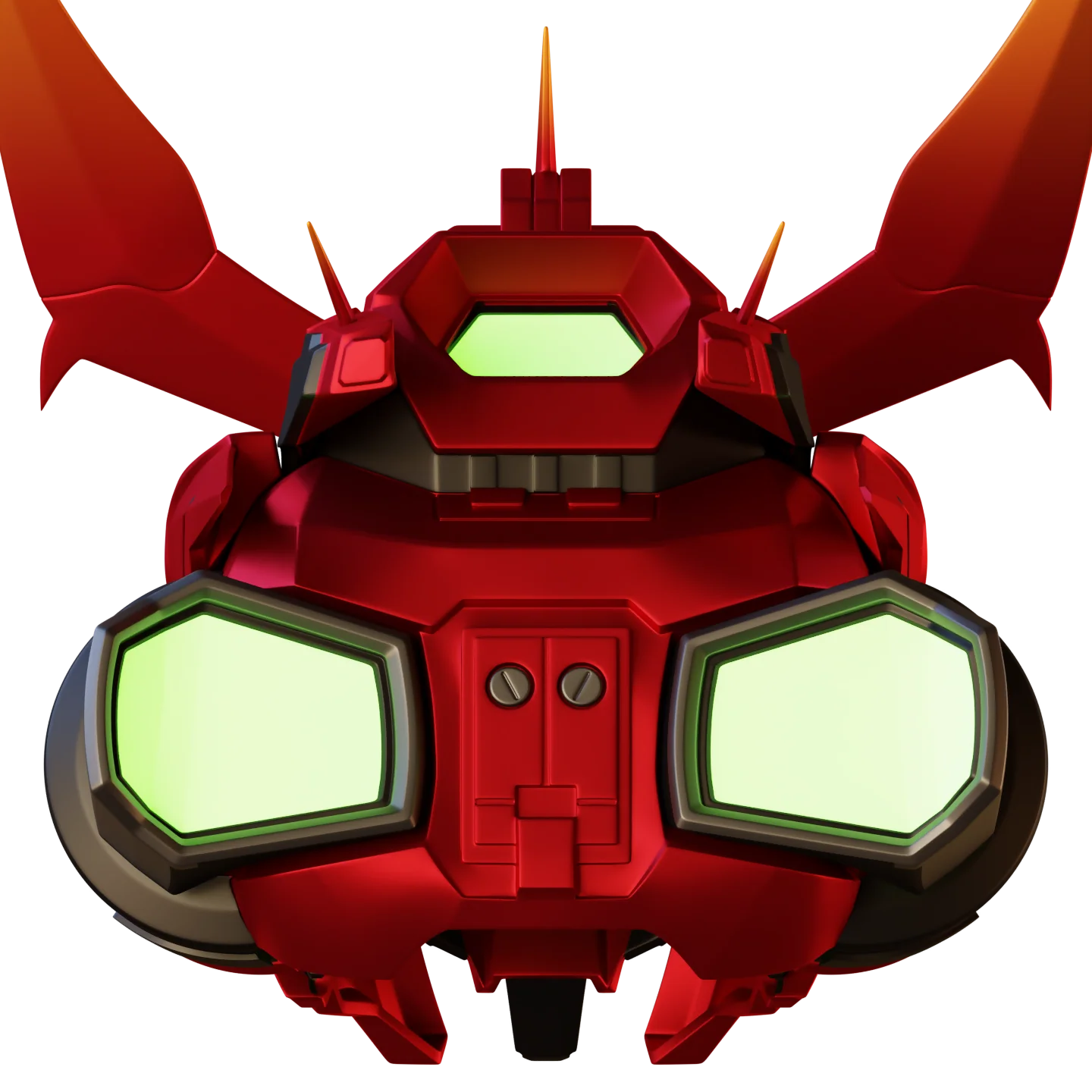 Gundam Astray Red Frame Helmet 3D Print Model - Image 7