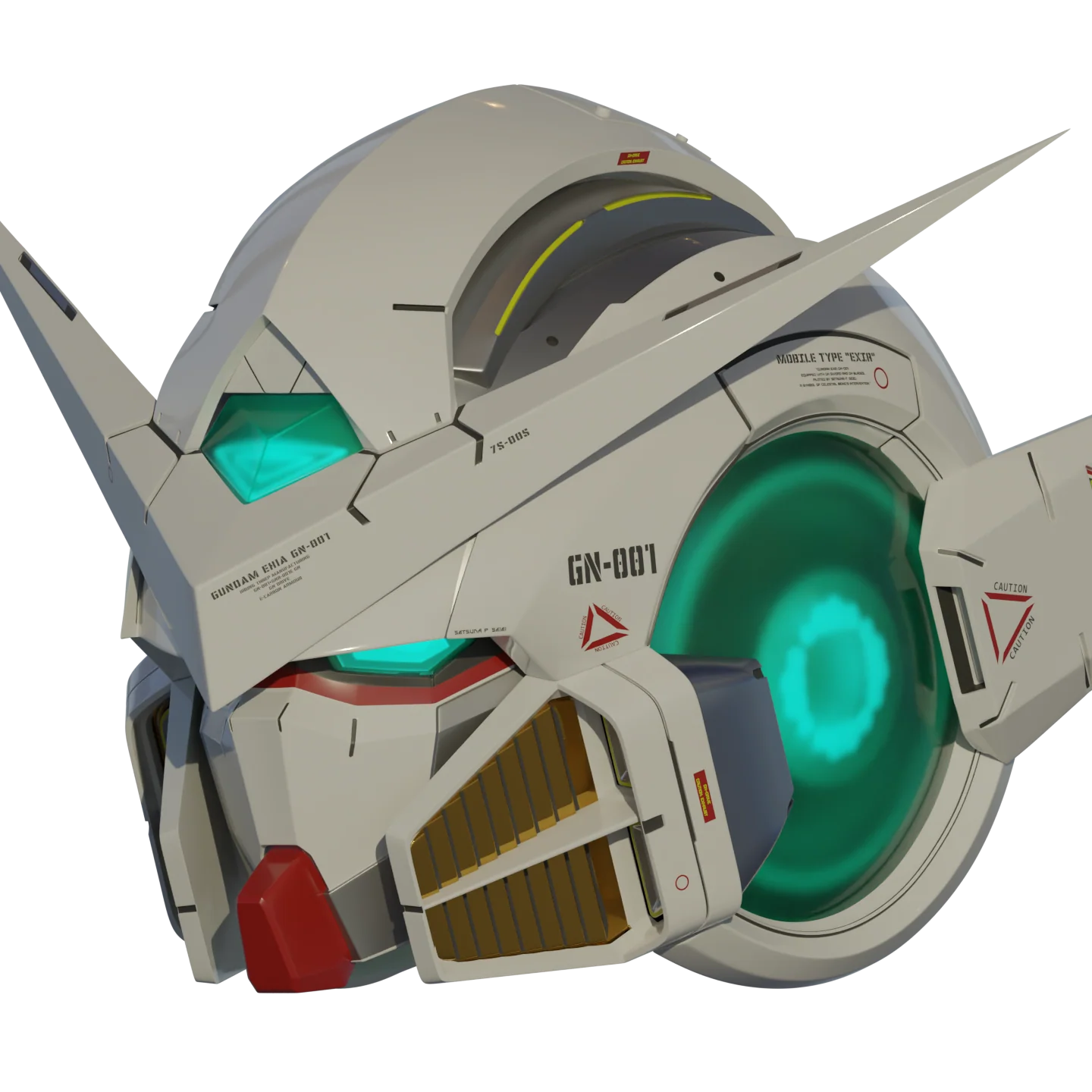 Gundam Exia Head 3D model - Image 3