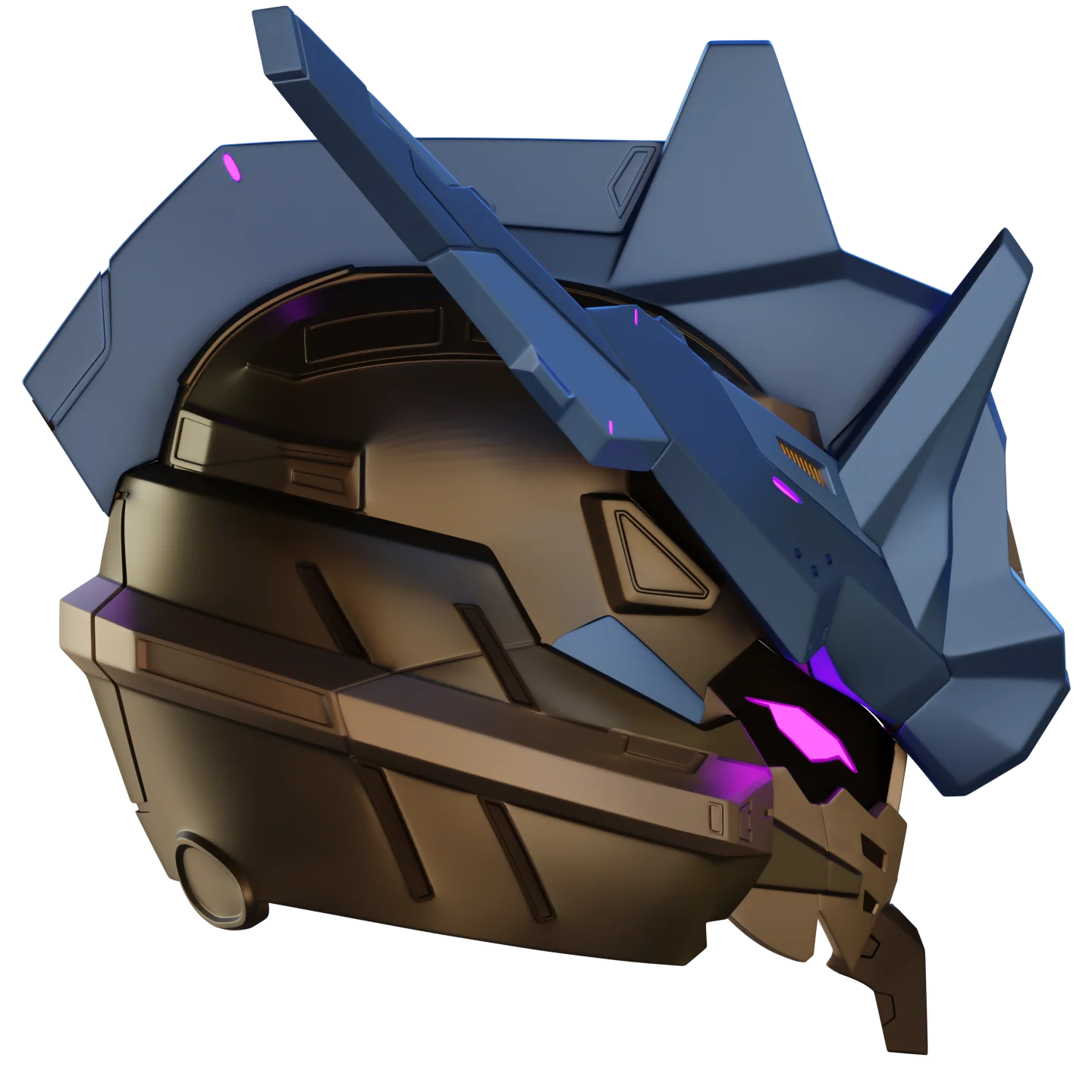 Gundam Vidar Helmet 3D Print Model - Image 5