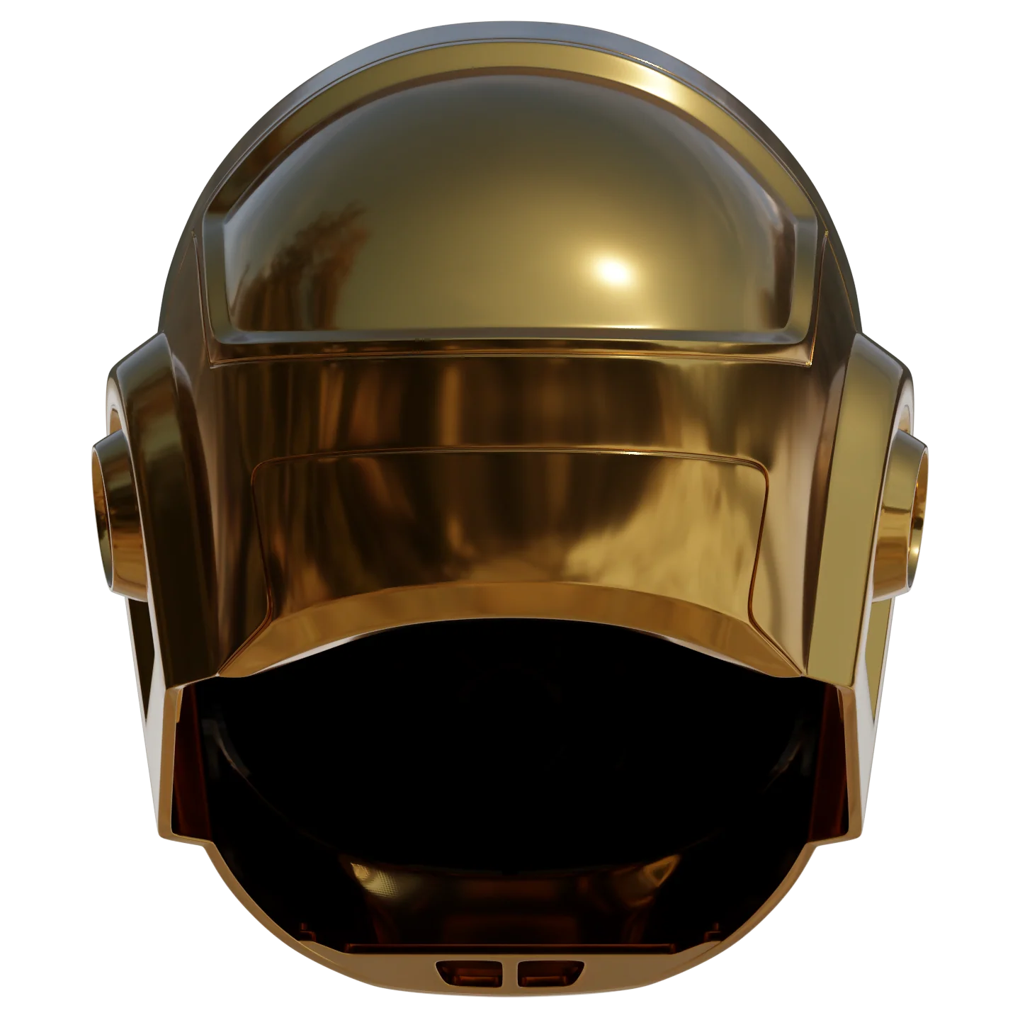 Guy-Manuel Gold Daft Punk Helmet 3D Model - Image 5
