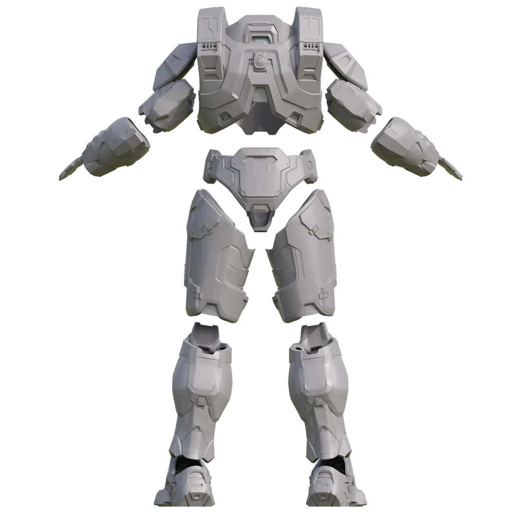 Halo Infinite Master Chief Base Armor 3D Print Files - Image 5