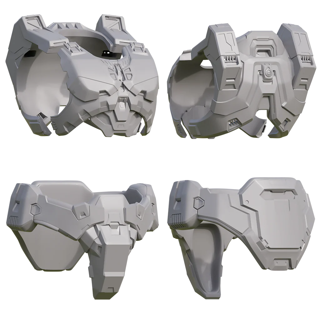 Halo Infinite Master Chief Base Armor 3D Print Files - Image 6