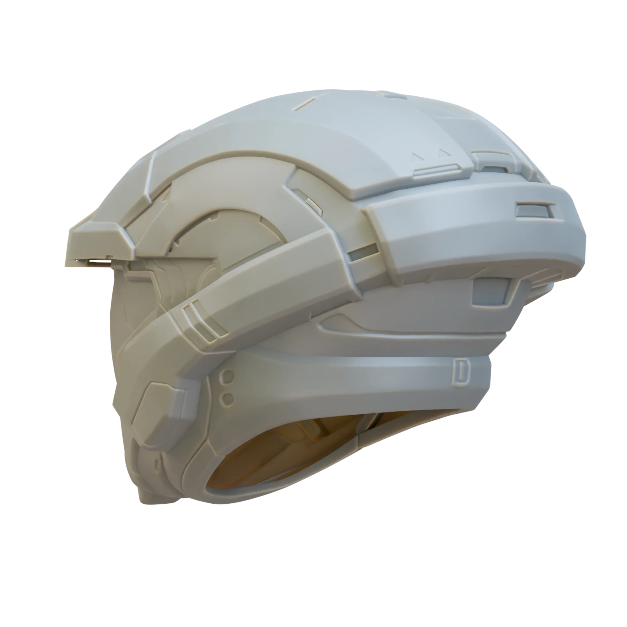 Halo Reach Air Assault "Kat" Helmet 3D Print Files - Image 6