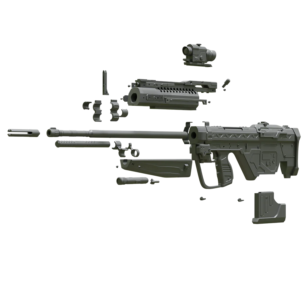 Halo Reach DMR 3D Print Files - Image 10