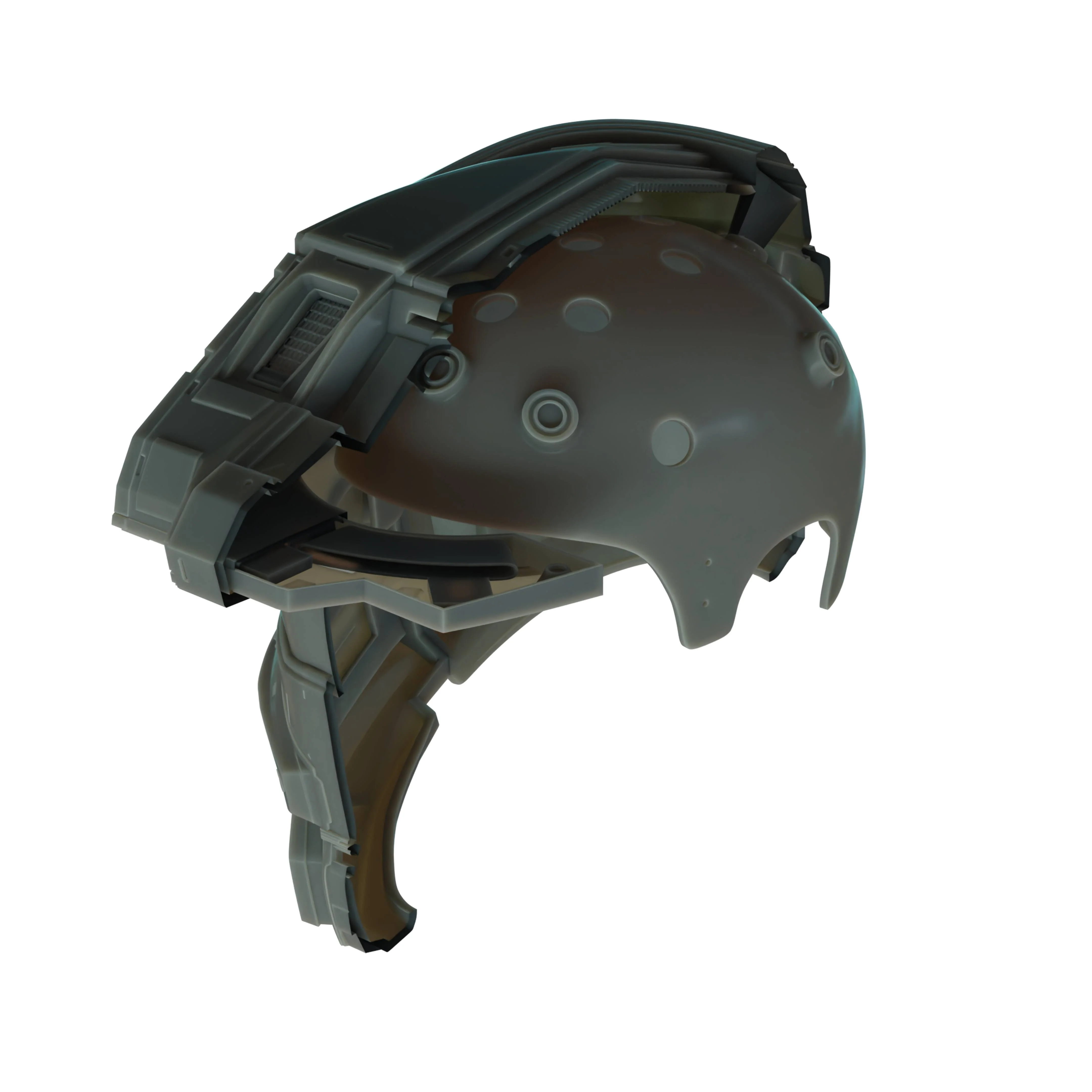 Halo The Series: "Kai" Elite Series Helmet 3D Print Files - Image 7