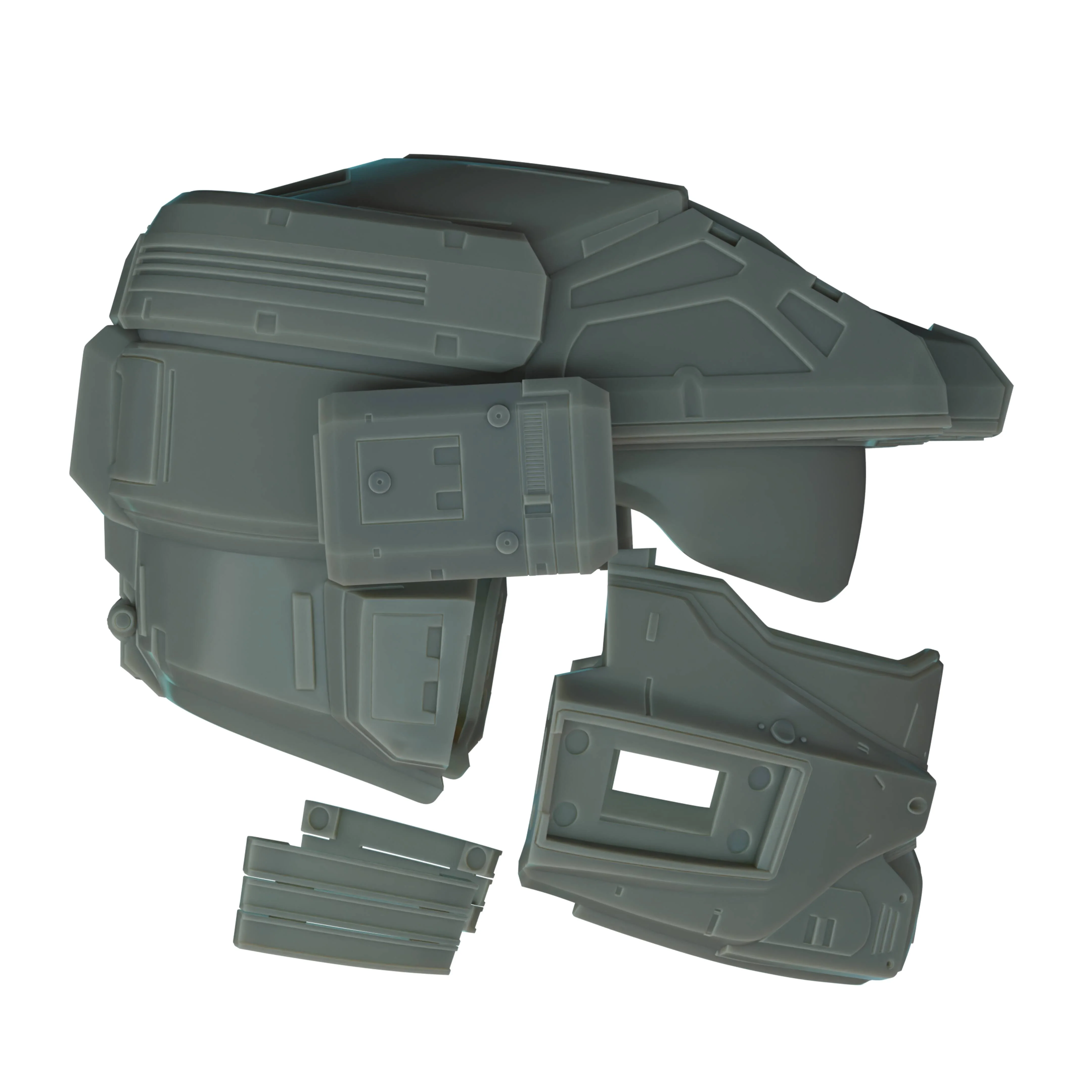 Halo The Series: "Kai" Elite Series Helmet 3D Print Files - Image 8