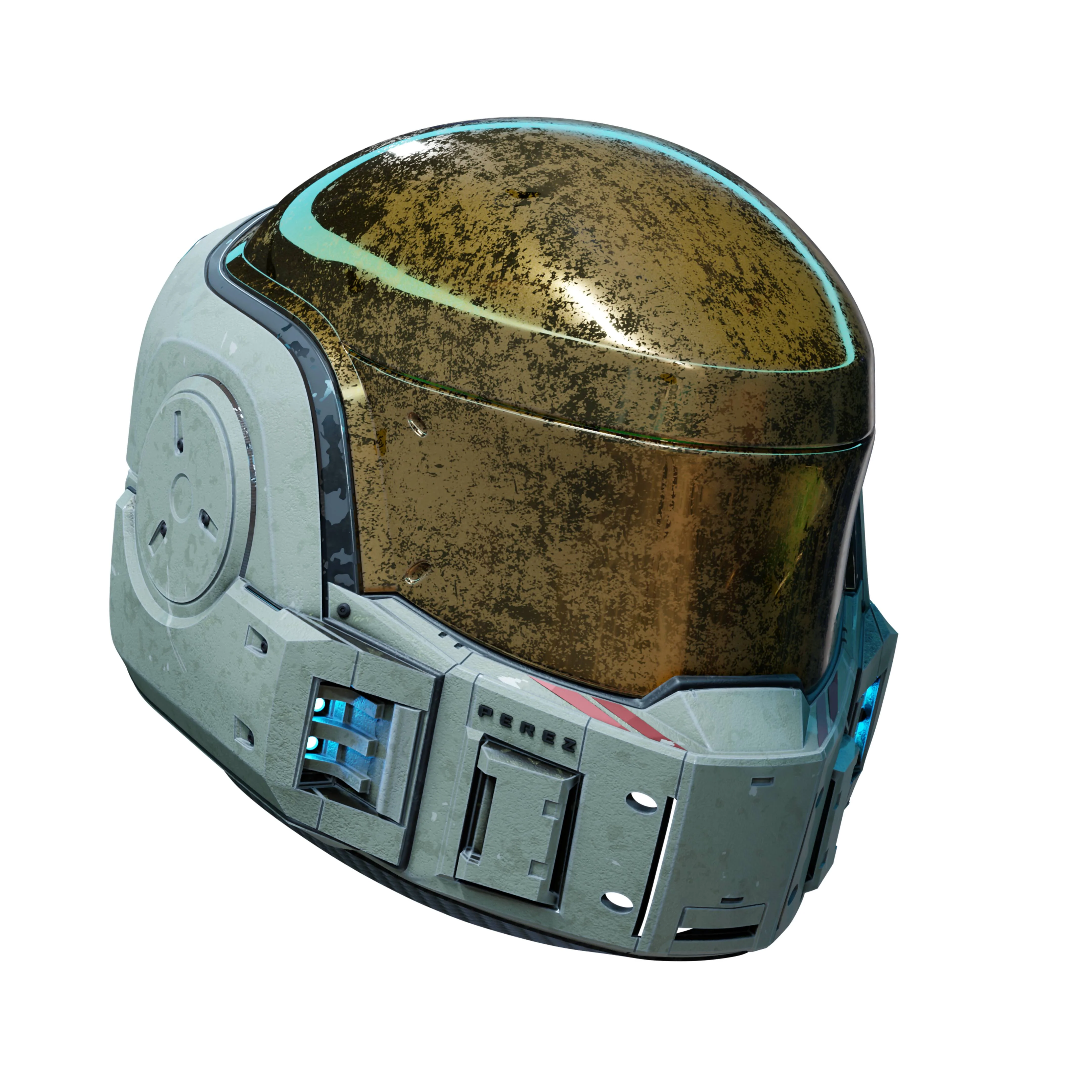 Halo The Series: Perez SIII Helmet 3D Print Files - Image 3