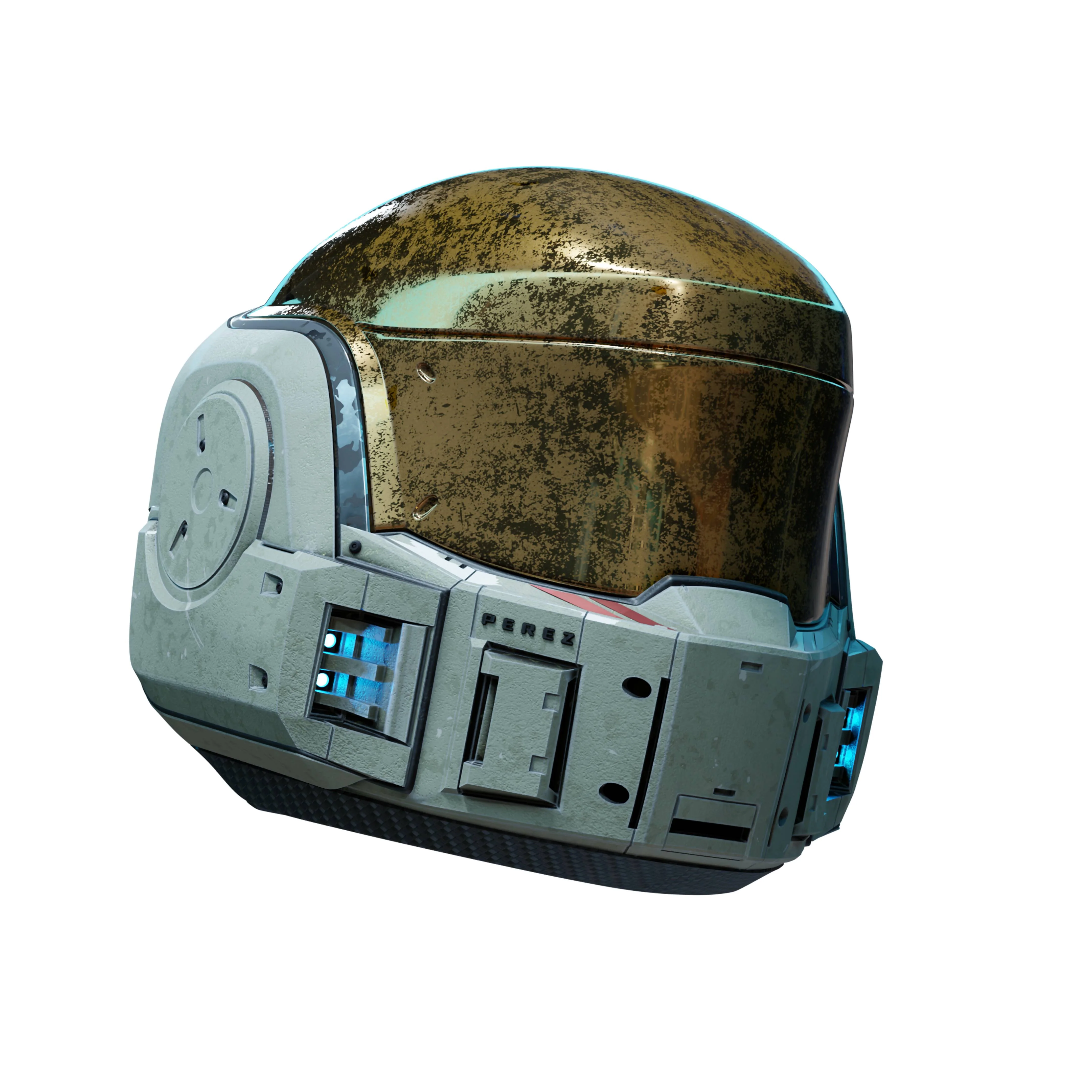 Halo The Series: Perez SIII Helmet 3D Print Files - Image 5