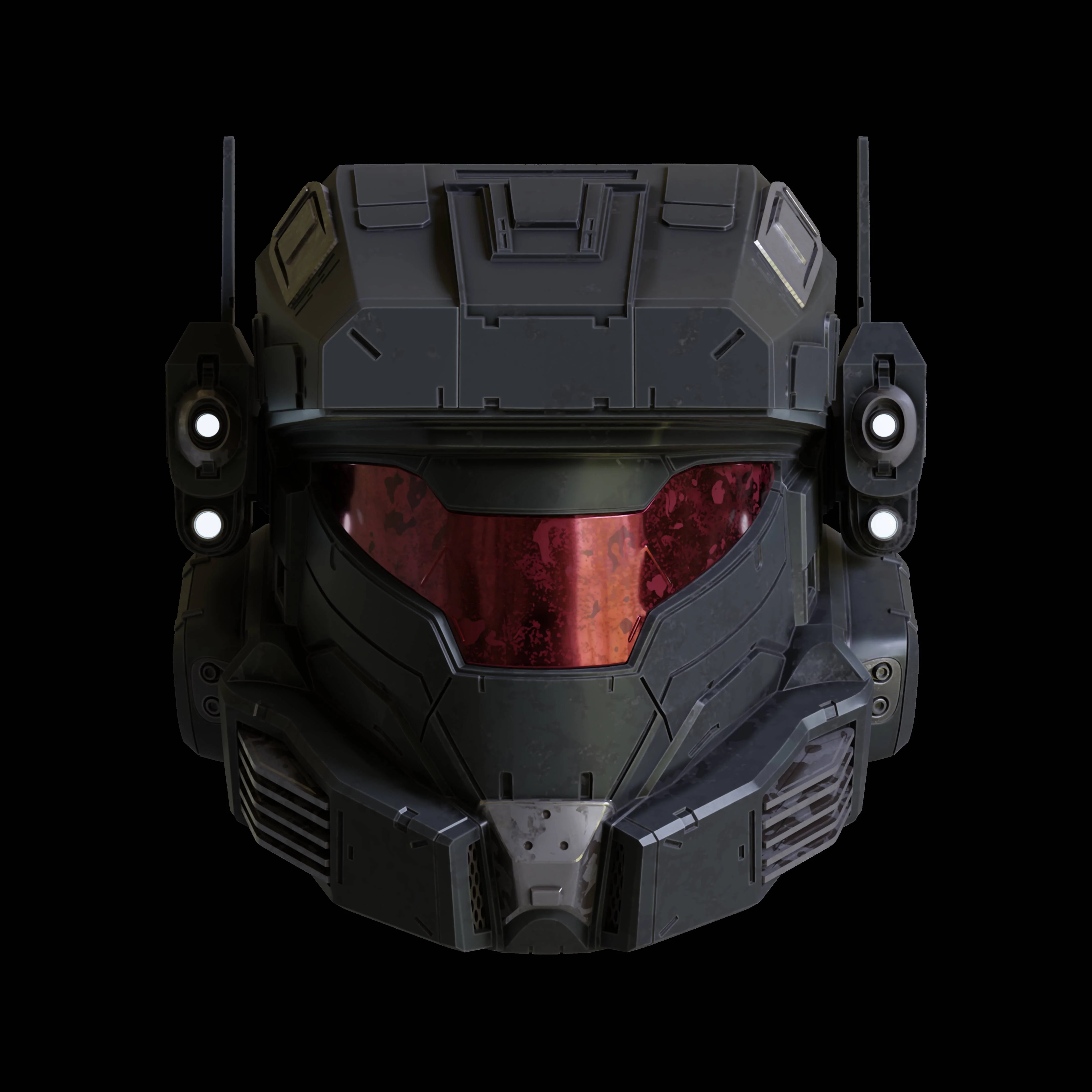 Halo The Series "Riz" Elite Series Helmet 3D Print Files - Image 11