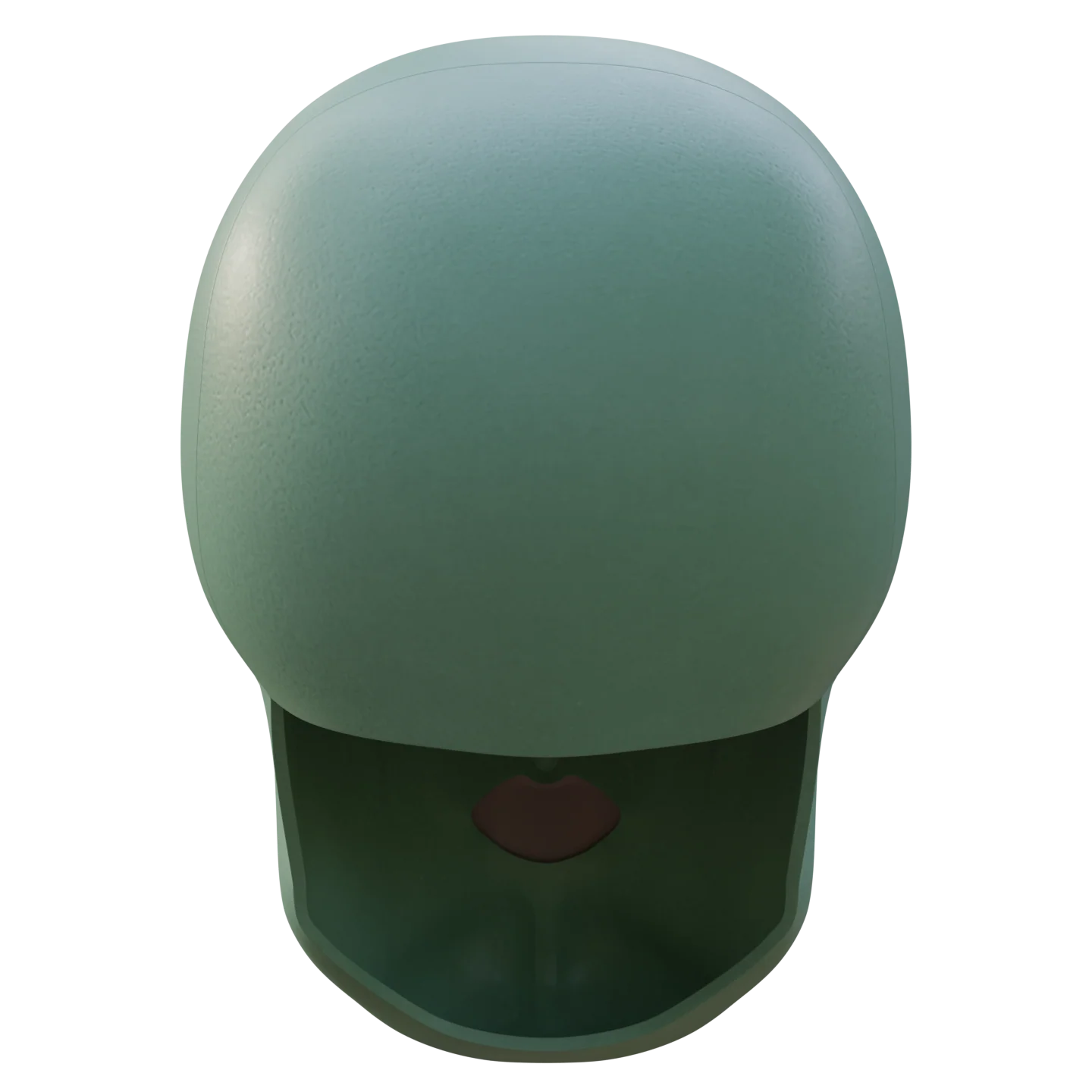 Handsome Squidward Helmet 3D Print Model - Image 5