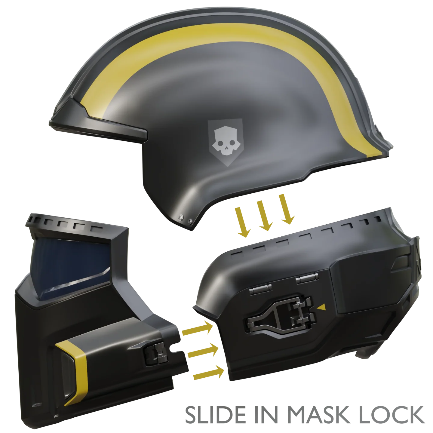 HELLDIVERS 2 B-01 Tactical Helmet [3D Print Model] - Image 3