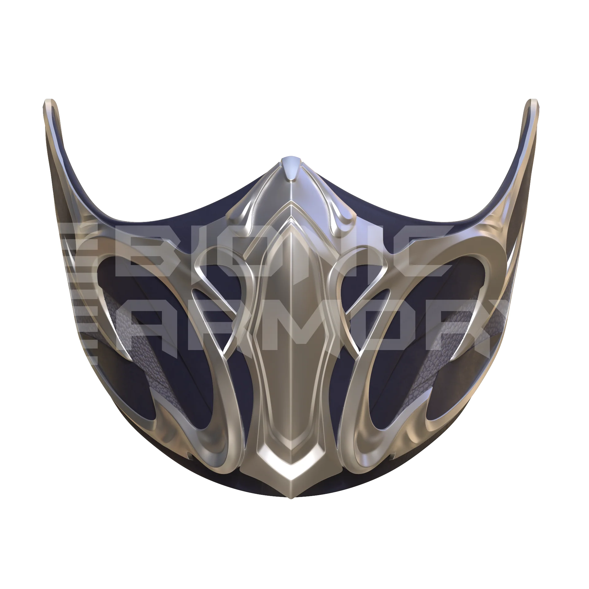 Ice Ninja Mask 3D Model - Image 2
